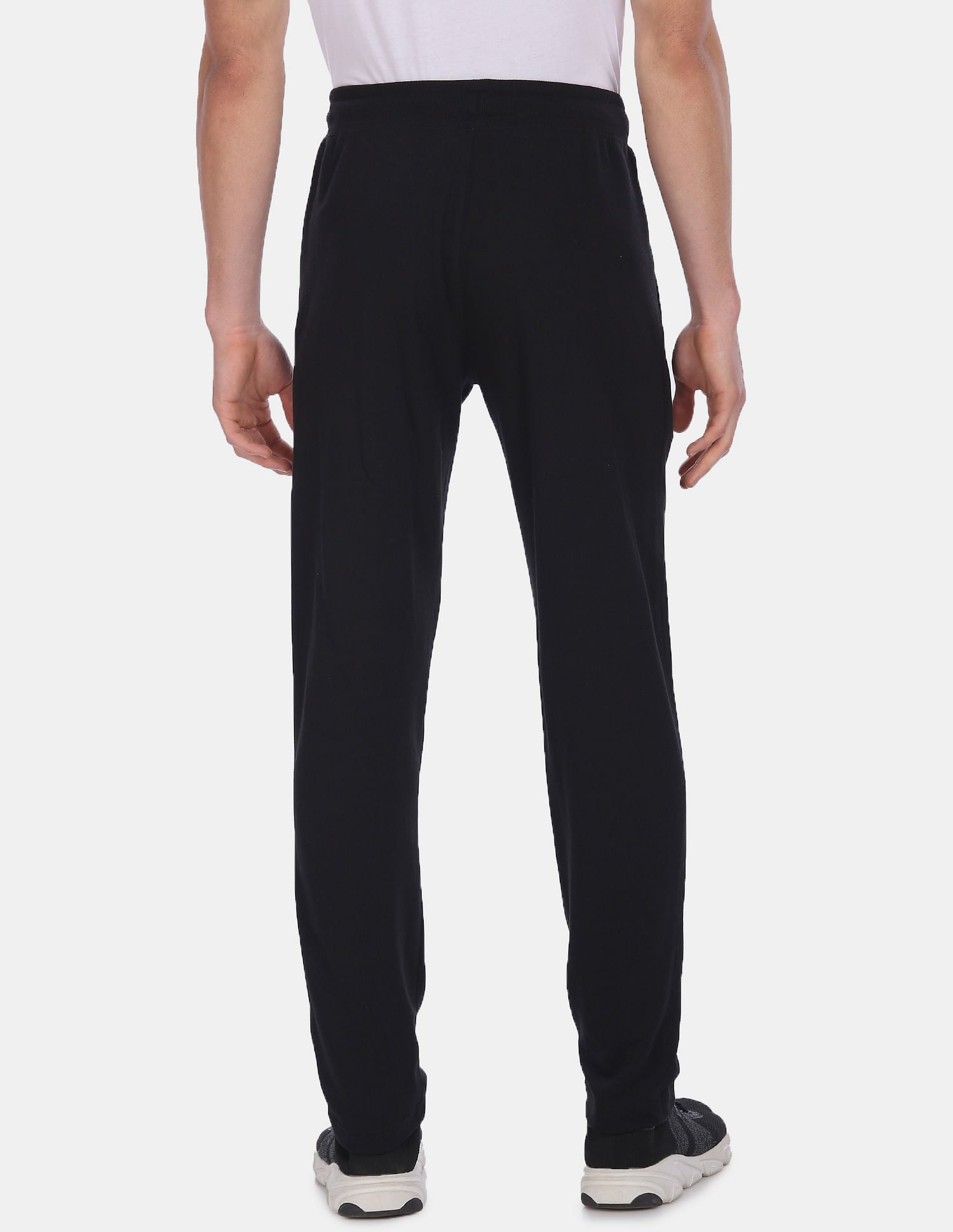 Comfort Fit Mid Rise I606 Lounge Track Pants - Pack Of 1 Black - U.S. POLO ASSN. | Large