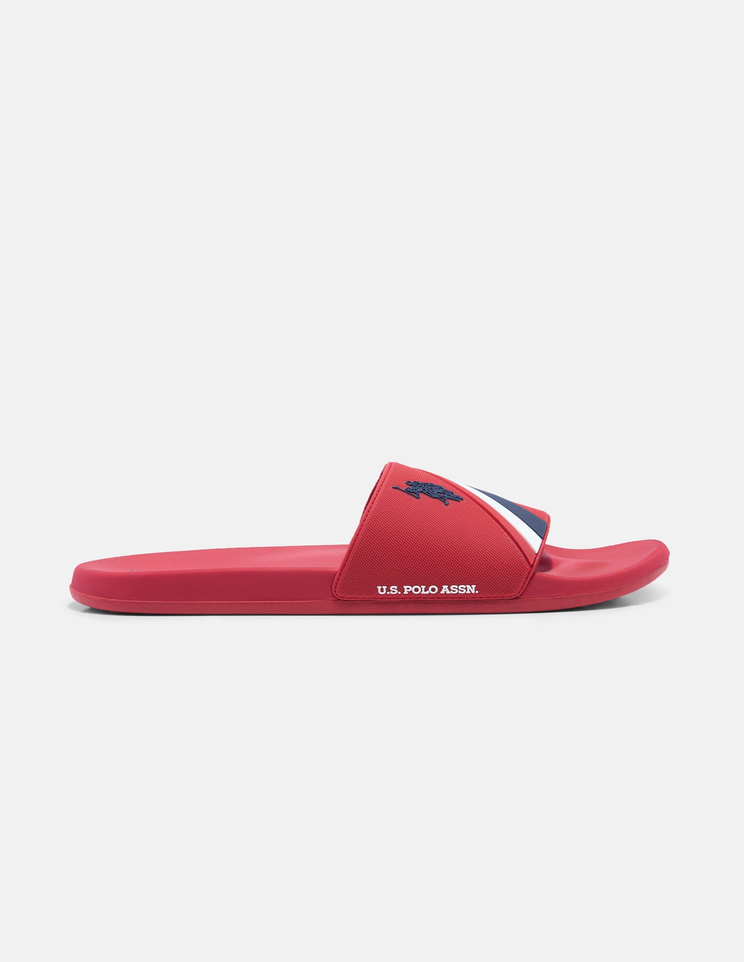 Striped Trevan Sliders Red - U.S. Polo Assn. India | Large