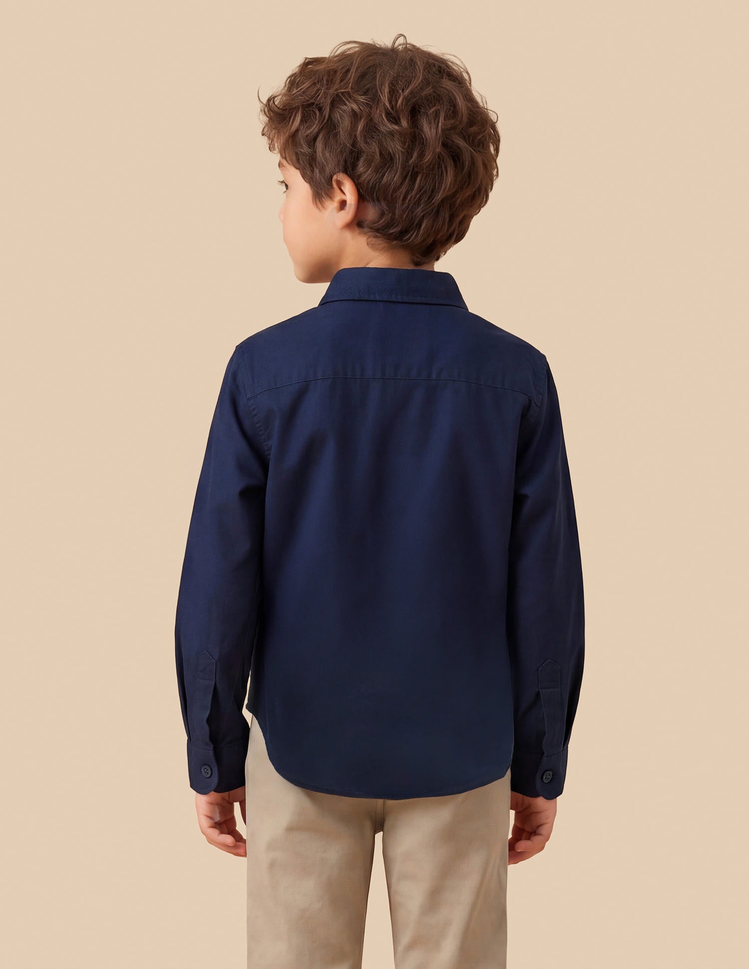 Colourblocked Regular Fit Shirt Navy - U.S. Polo Assn. India | Large