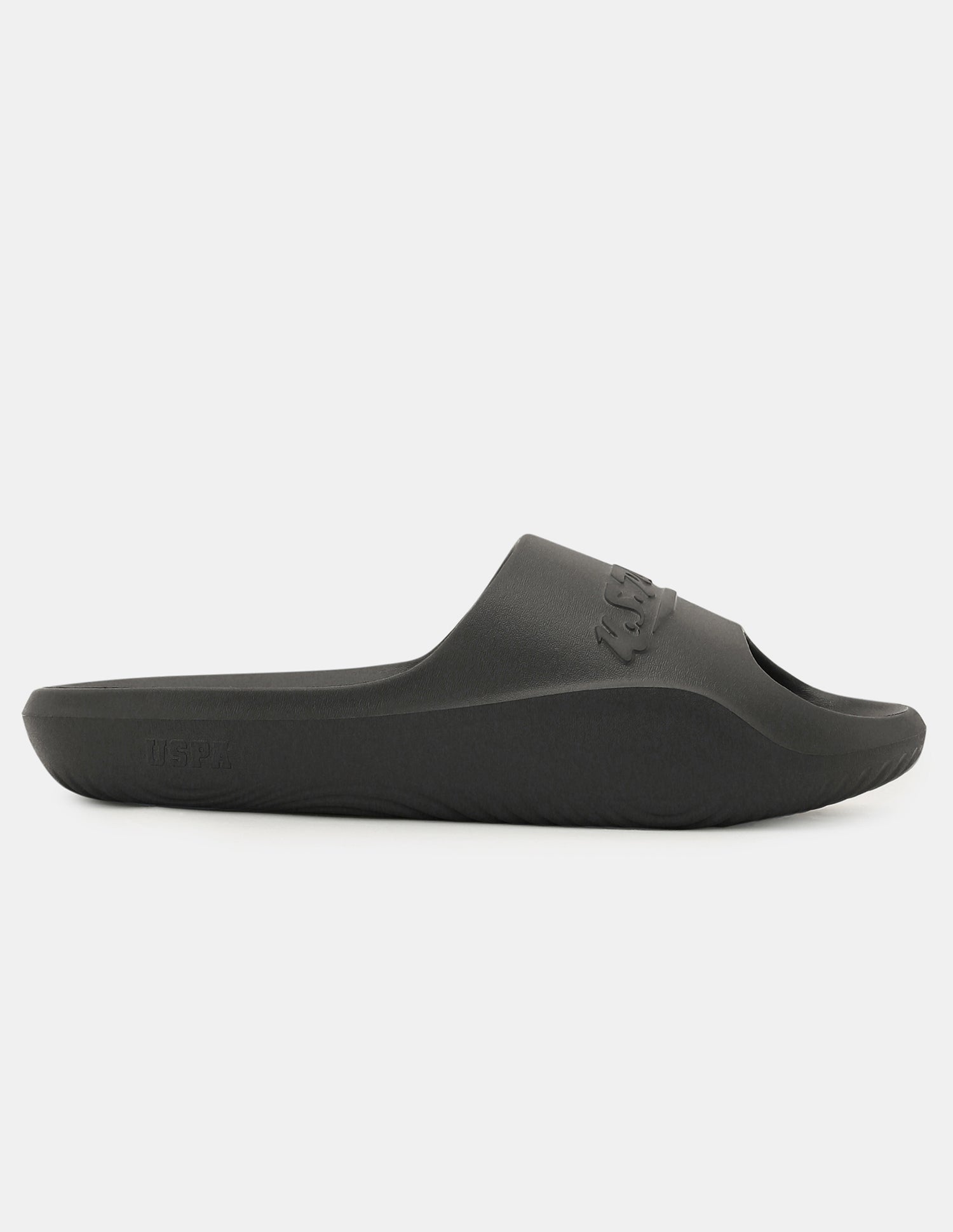 Men Eva Arda Slippers Black - U.S. Polo Assn. India | Large