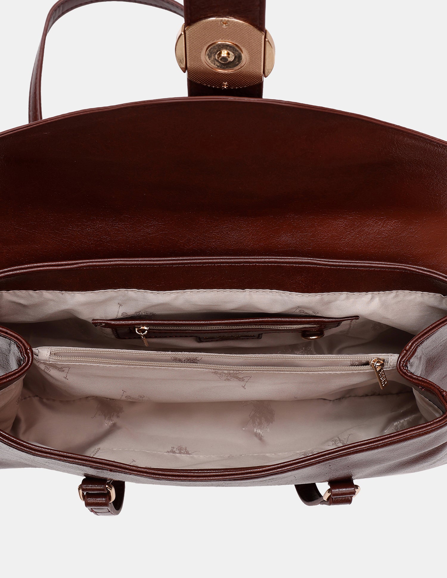 Women Ash Textured Shoulder Bag Burgundy - U.S. POLO ASSN. | Large