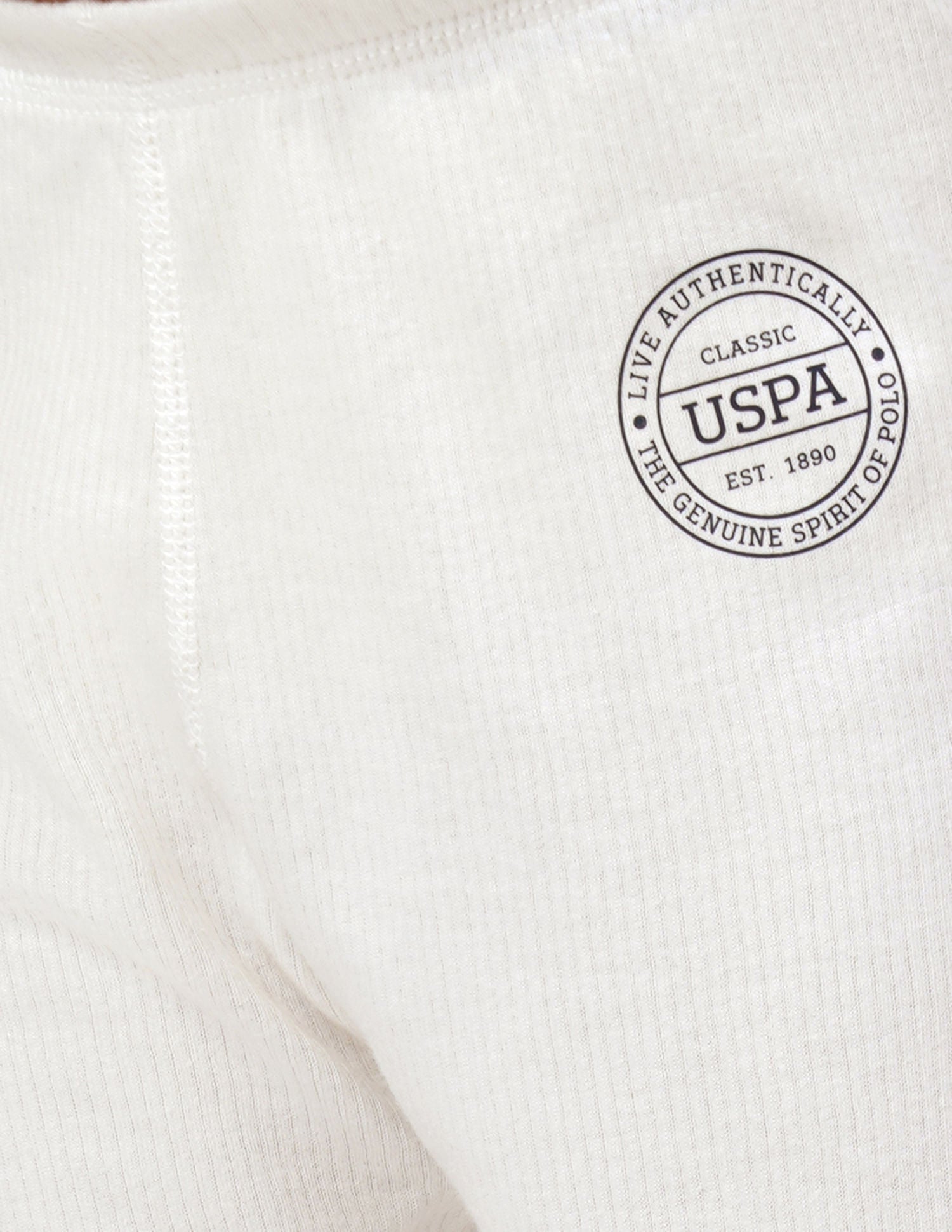 Tri Blend Solid IKWB Thermal Pants - Pack Of 1 Ecru - U.S. POLO ASSN. | Large