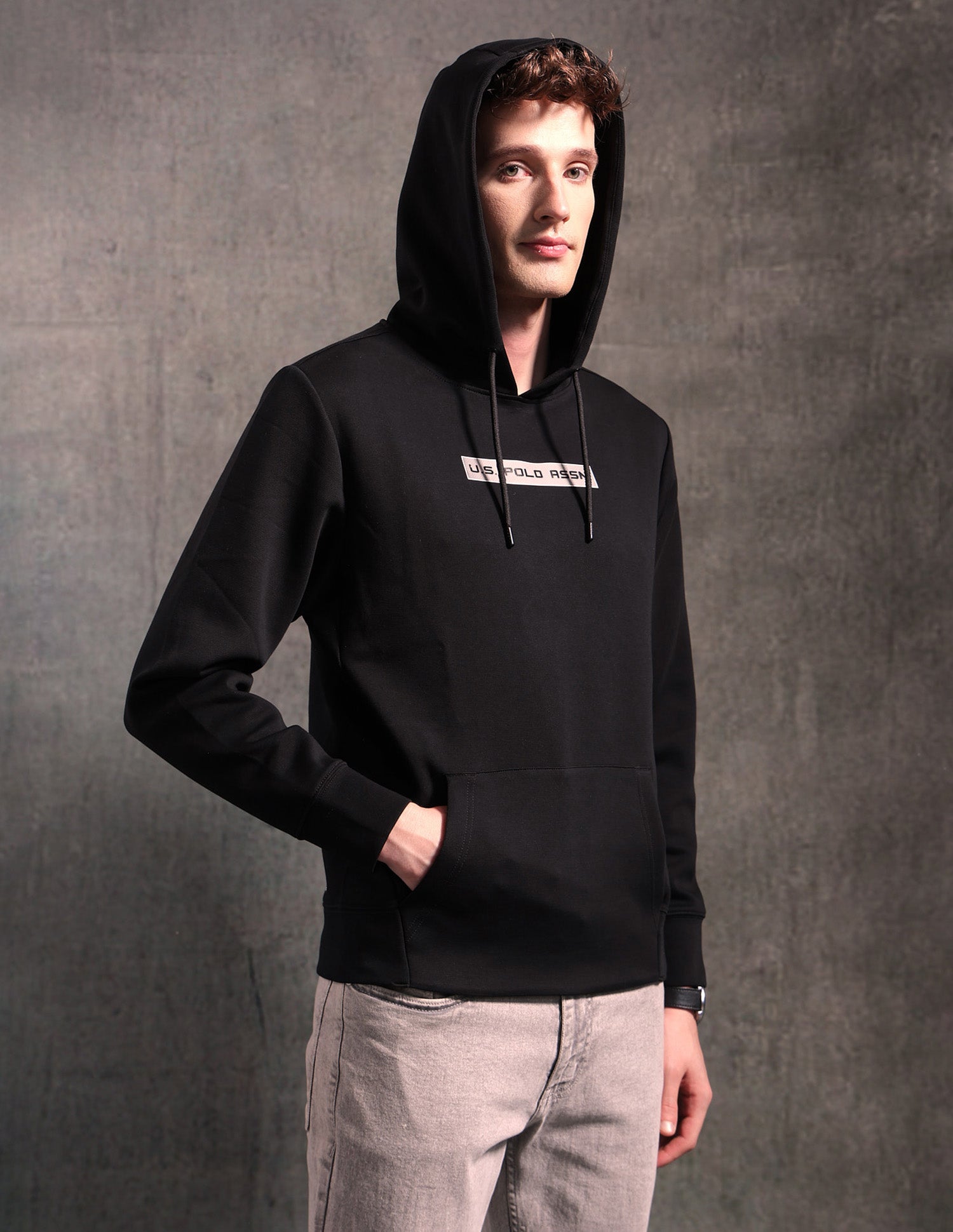 Black & Gold Regular Fit Sweatshirt Black - U.S. POLO ASSN. | Large