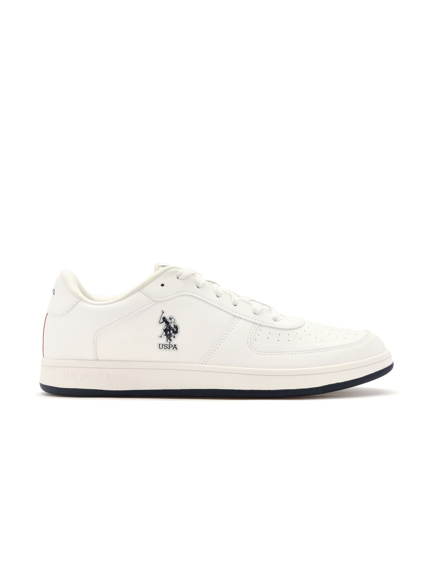 Men Rein 2.0 Off White Retro Court Sneakers White - U.S. POLO ASSN. | Large