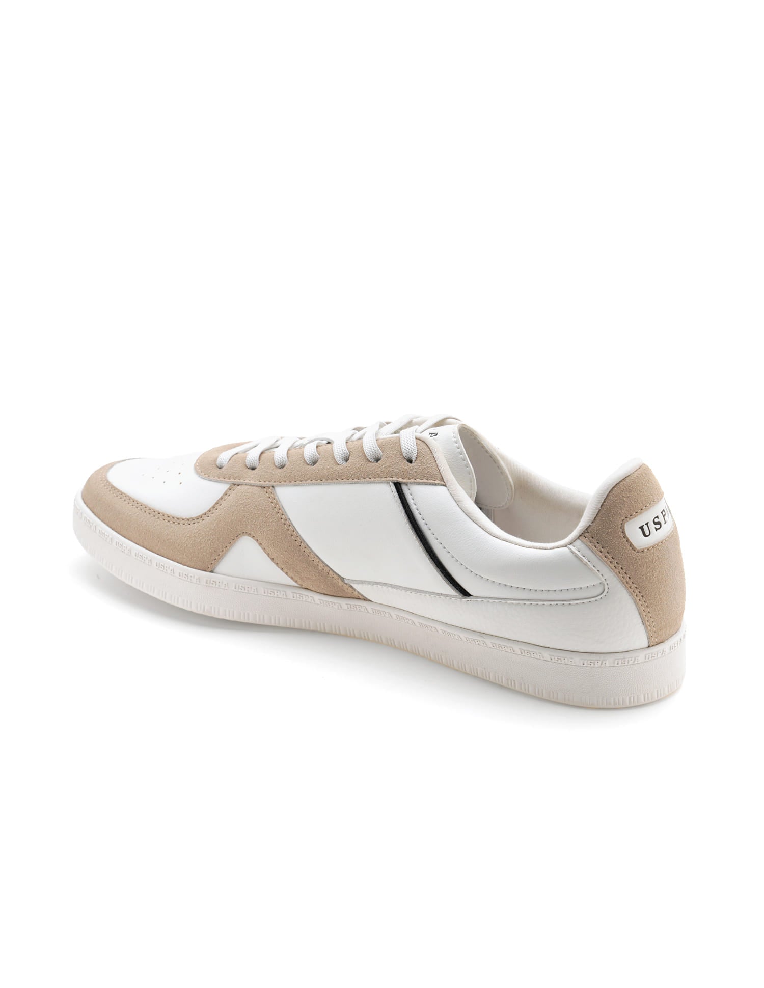 Men Jorge Colourblocked Sneakers White - U.S. Polo Assn. India | Large
