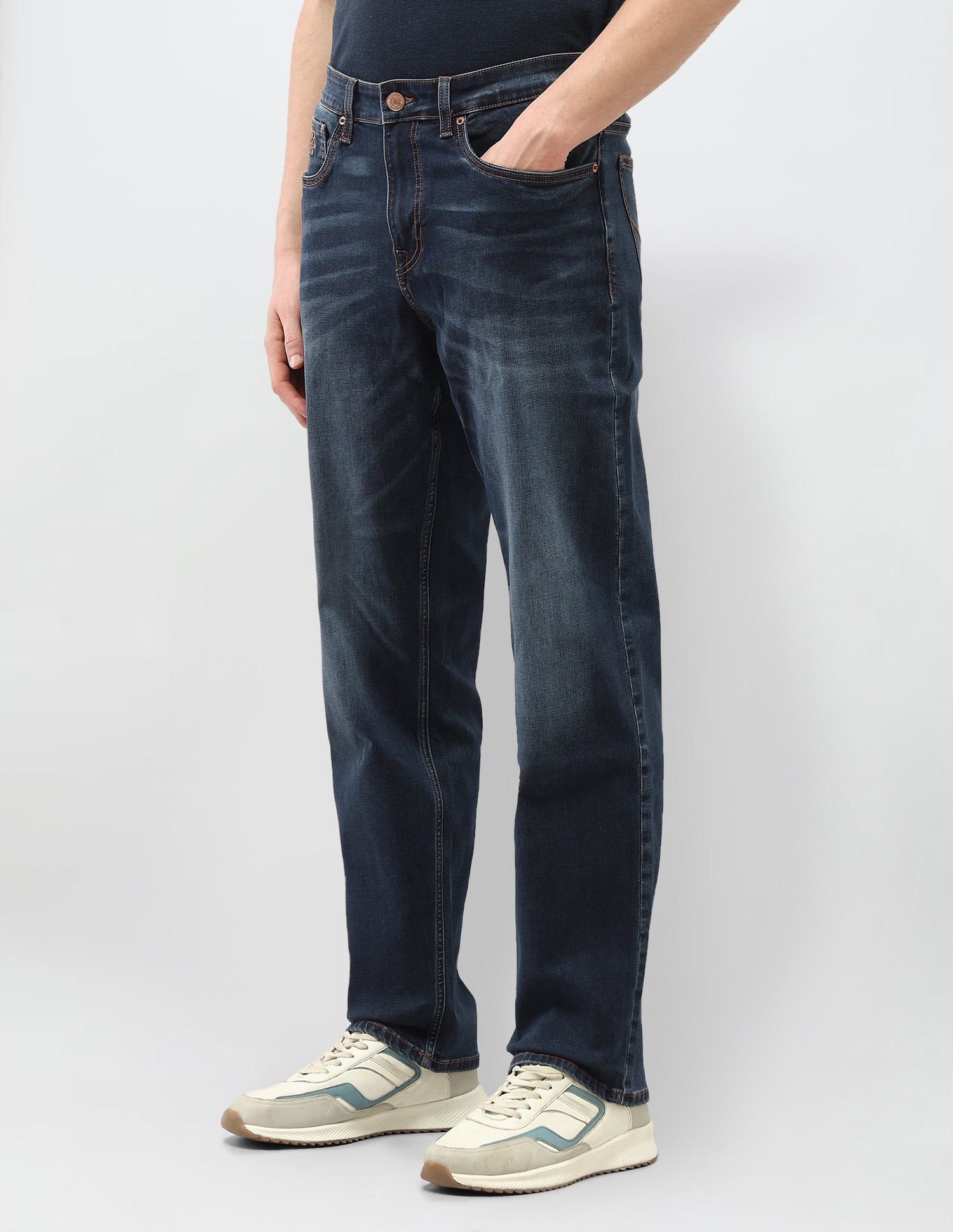 Whiskered Shawn Relaxed Fit Jeans Indigo - U.S. Polo Assn. India | Large