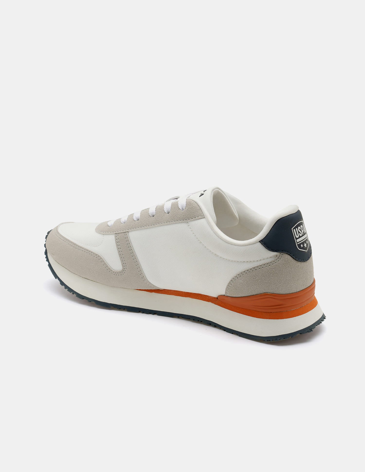 Men Tregon 2.0 Colourblocked Sneakers Off White - U.S. Polo Assn. India | Large