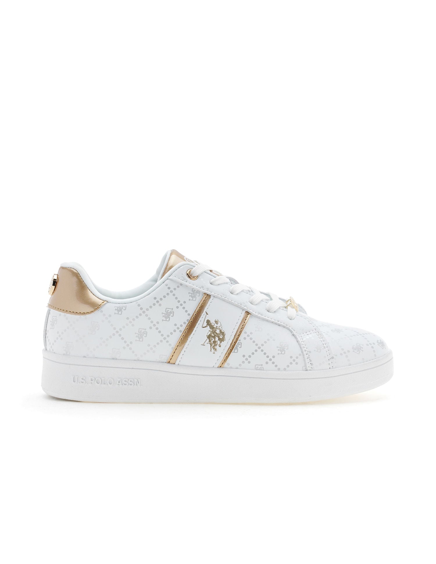 Women Logo Harriet 2.0 Sneakers White - U.S. Polo Assn. India | Large