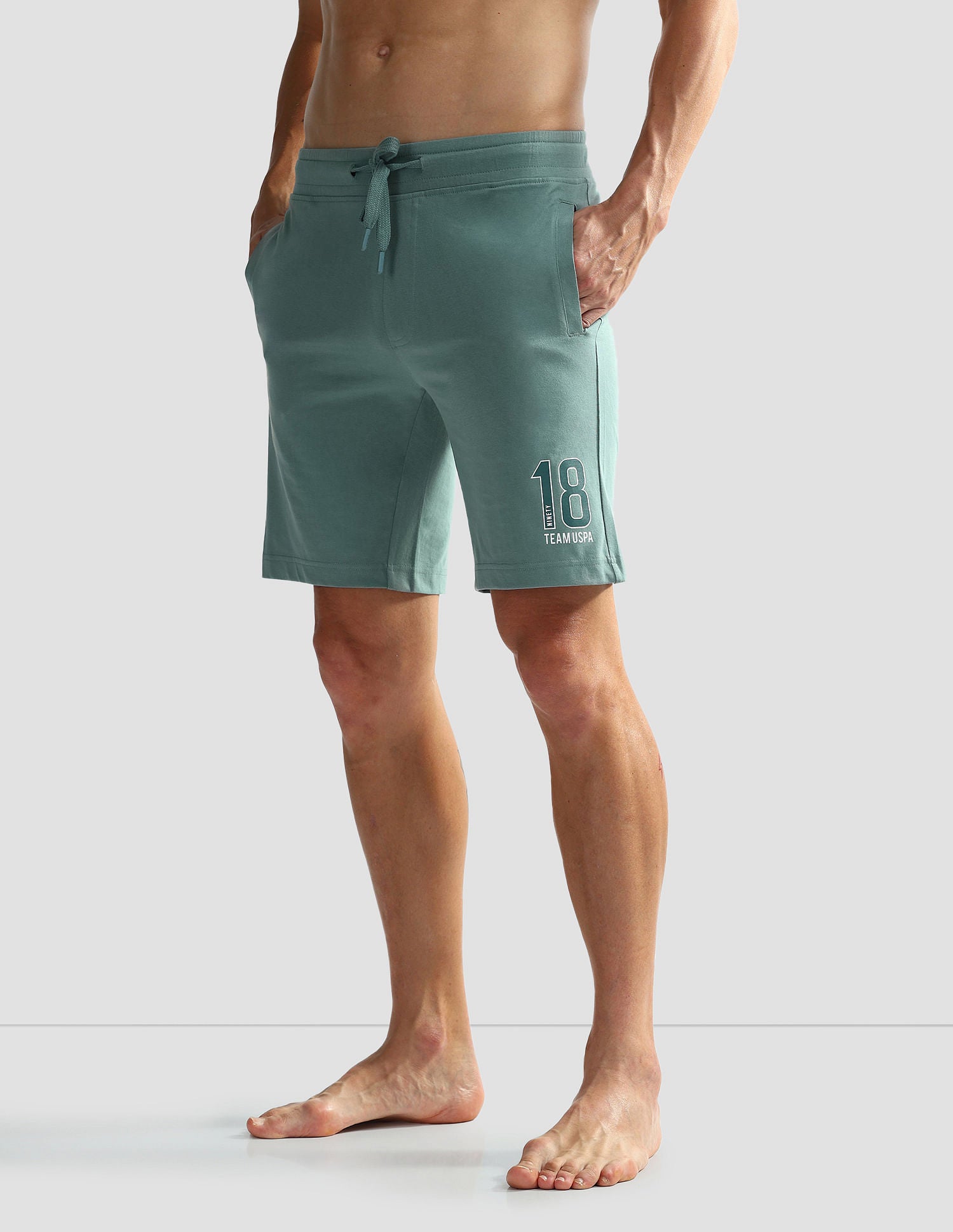 Solid Logo IYAQ Knit Shorts - Pack Of 1 Oil Blue - U.S. POLO ASSN. | Large