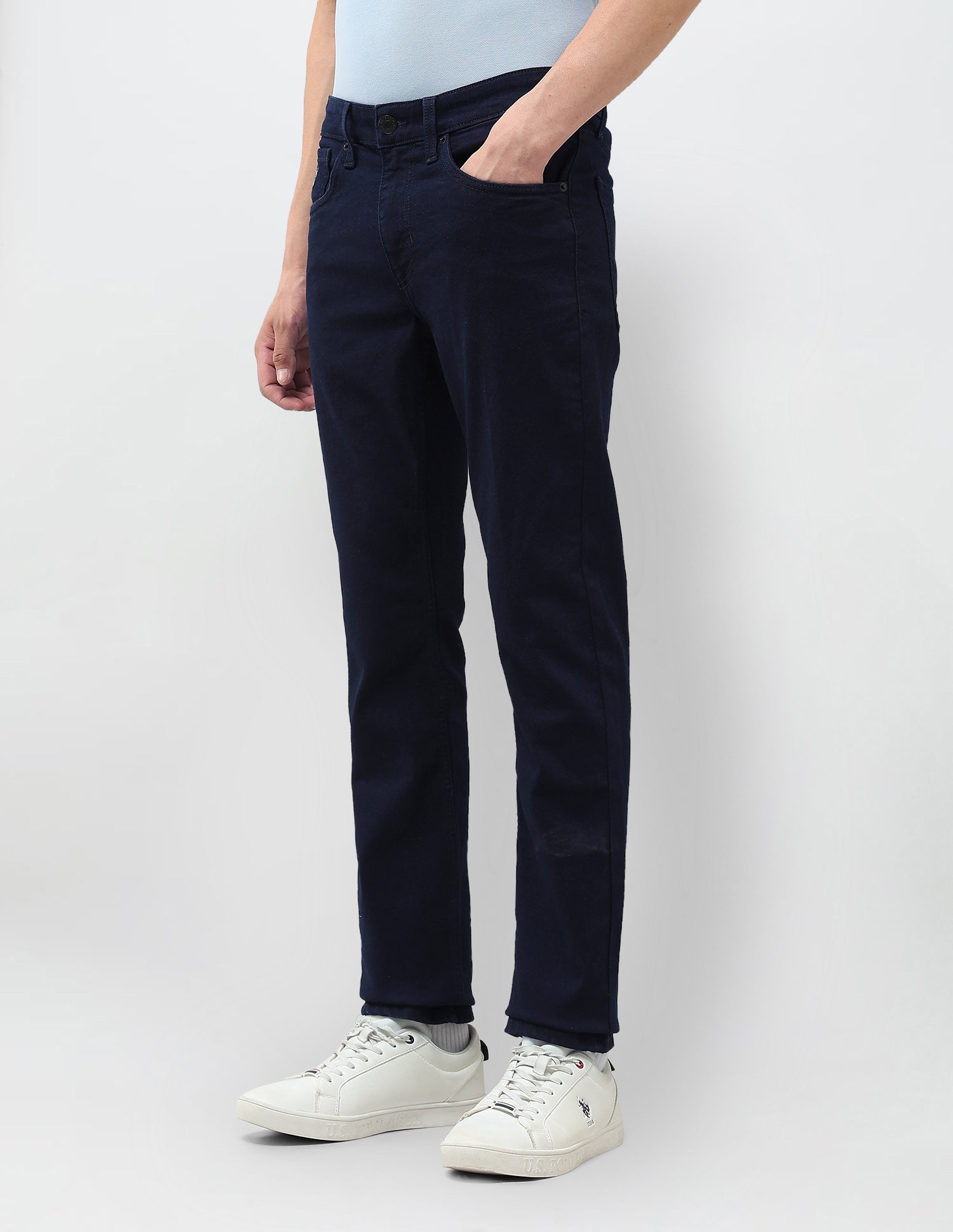 Regallo Skinny Fit Blue Jeans Indigo - U.S. Polo Assn. India | Large