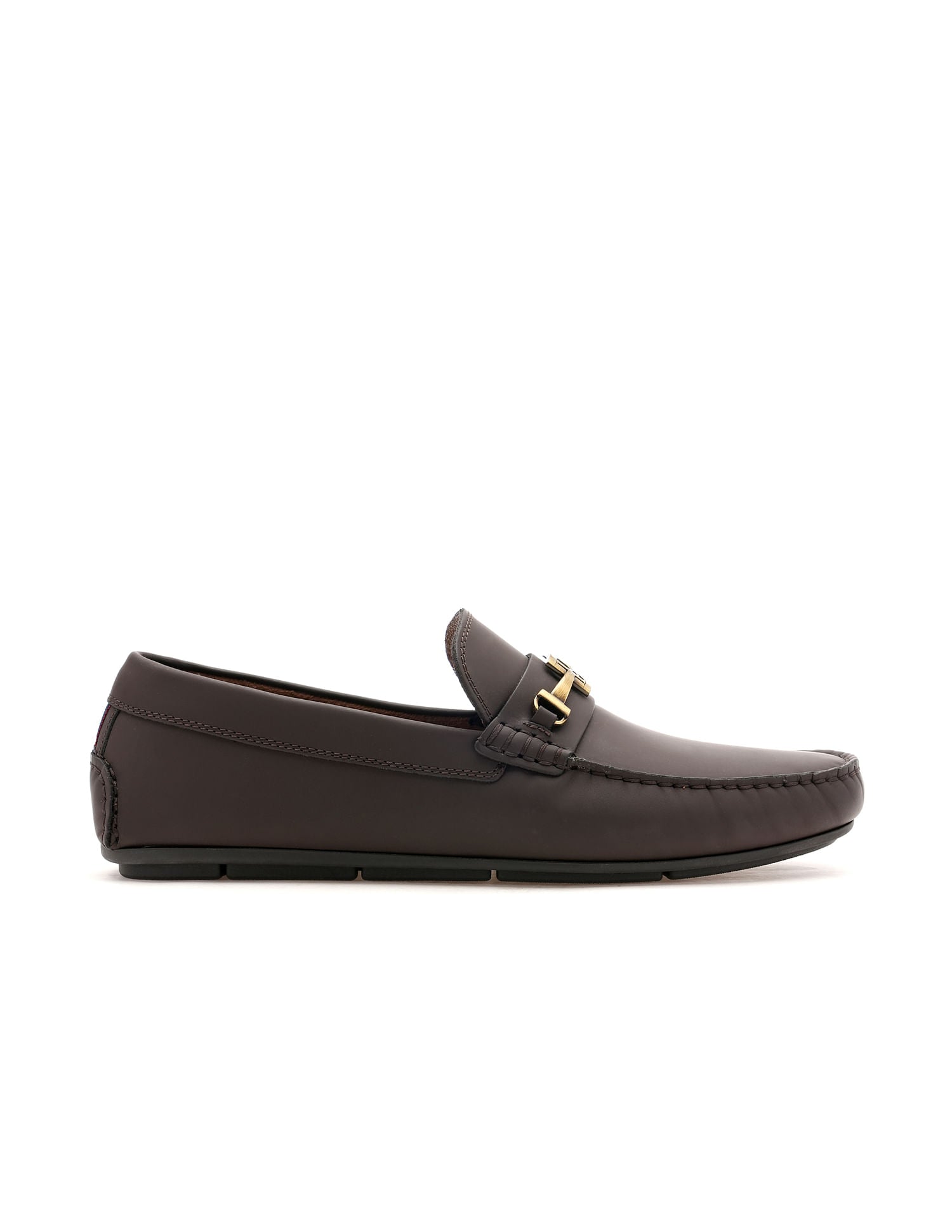 Men Solid Adrinal Loafers Brown - U.S. Polo Assn. India | Large