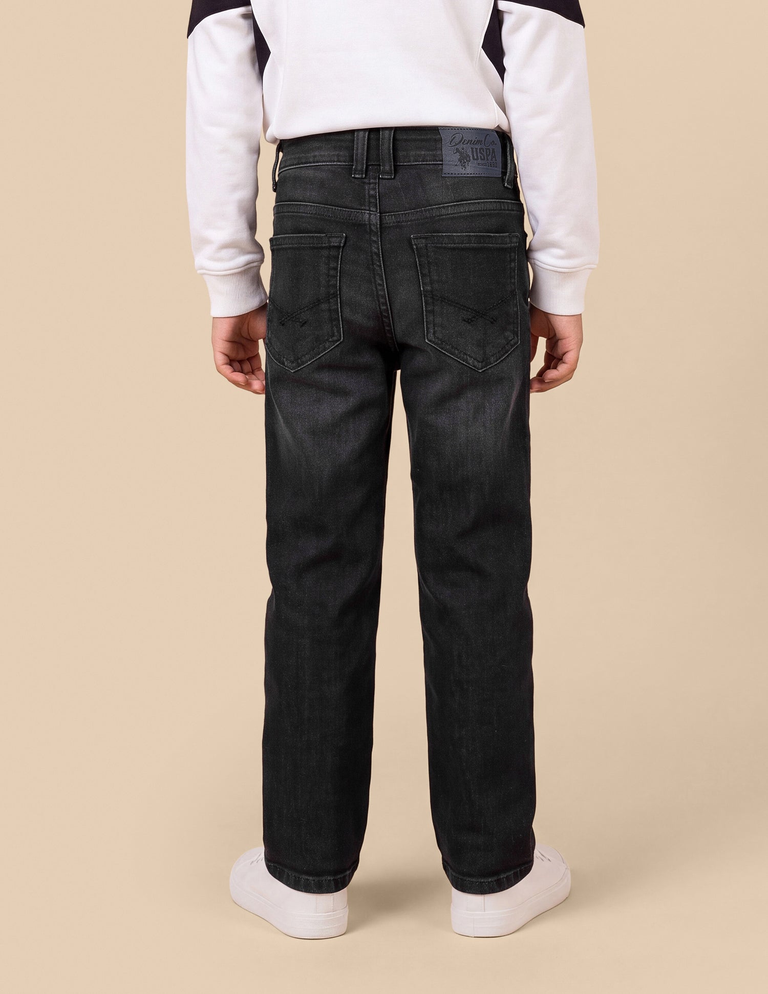 Connor Bootcut Black Jeans Black - U.S. Polo Assn. India | Large