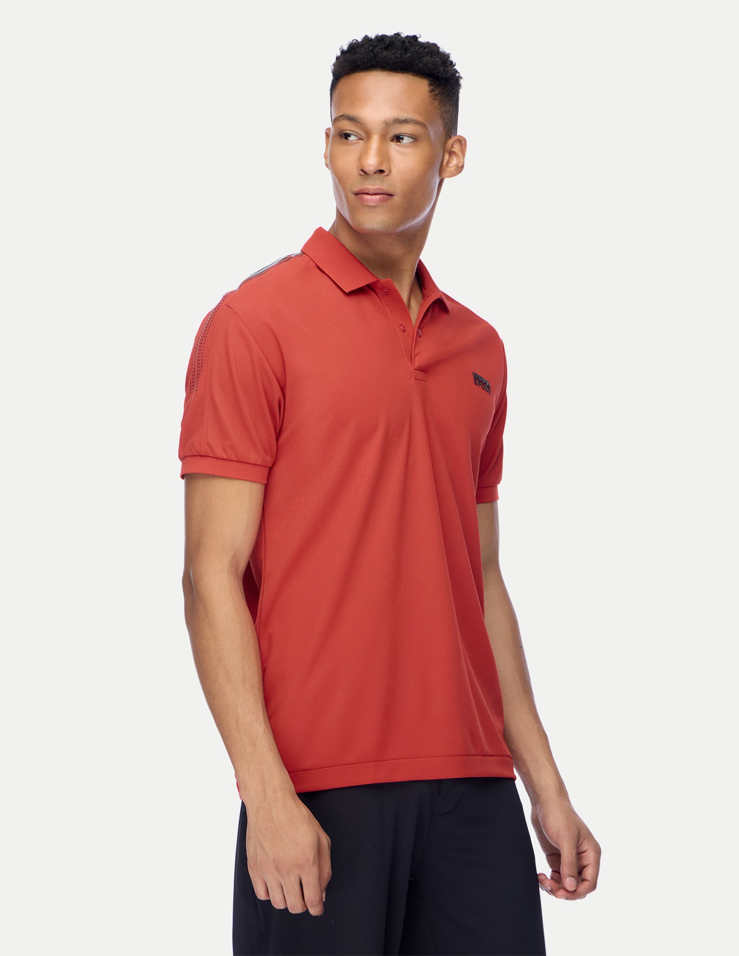 Solid Regular Fit Active Polo Shirt Orange - U.S. Polo Assn. India | Large