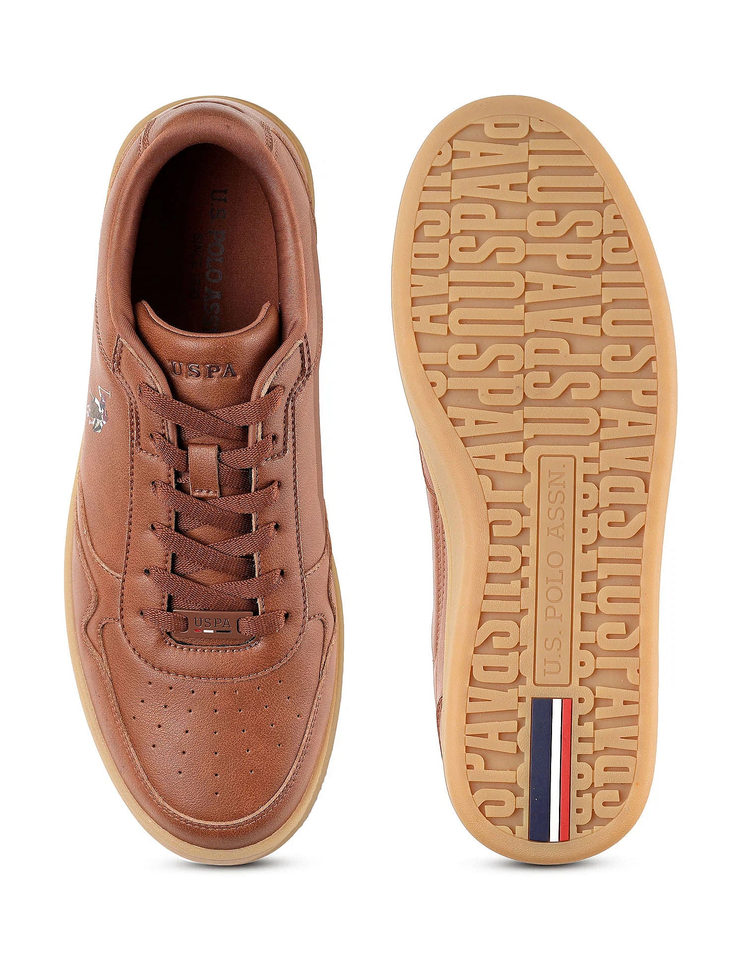 Men Haiman 2.0 Solid Sneakers Tan - U.S. POLO ASSN. | Large