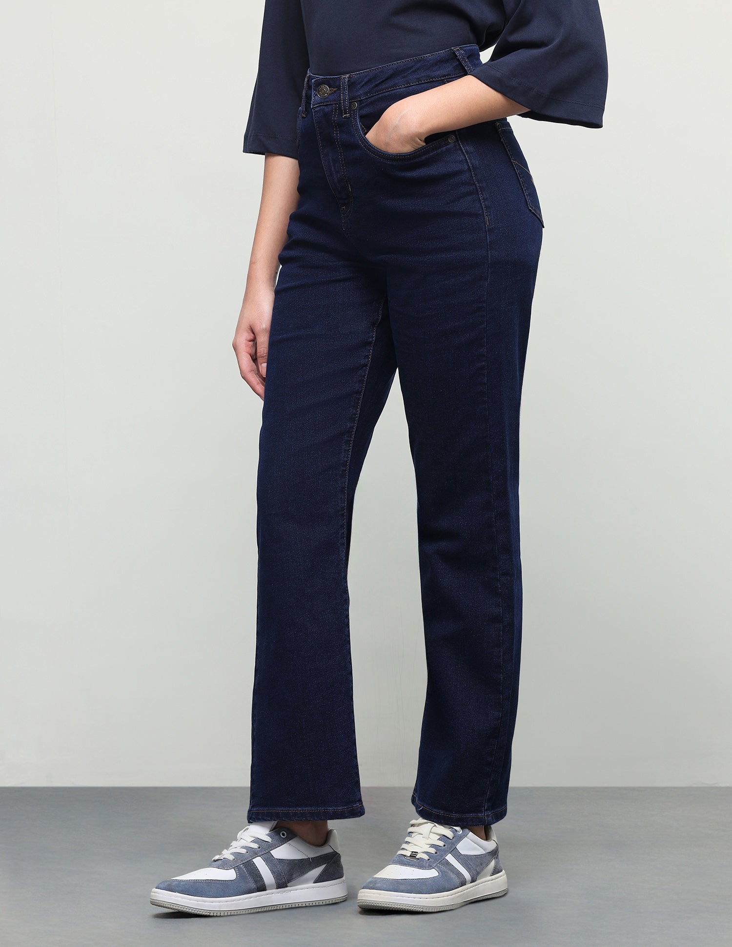 Straight Fit Blue Jeans Dark Blue - U.S. Polo Assn. India | Large
