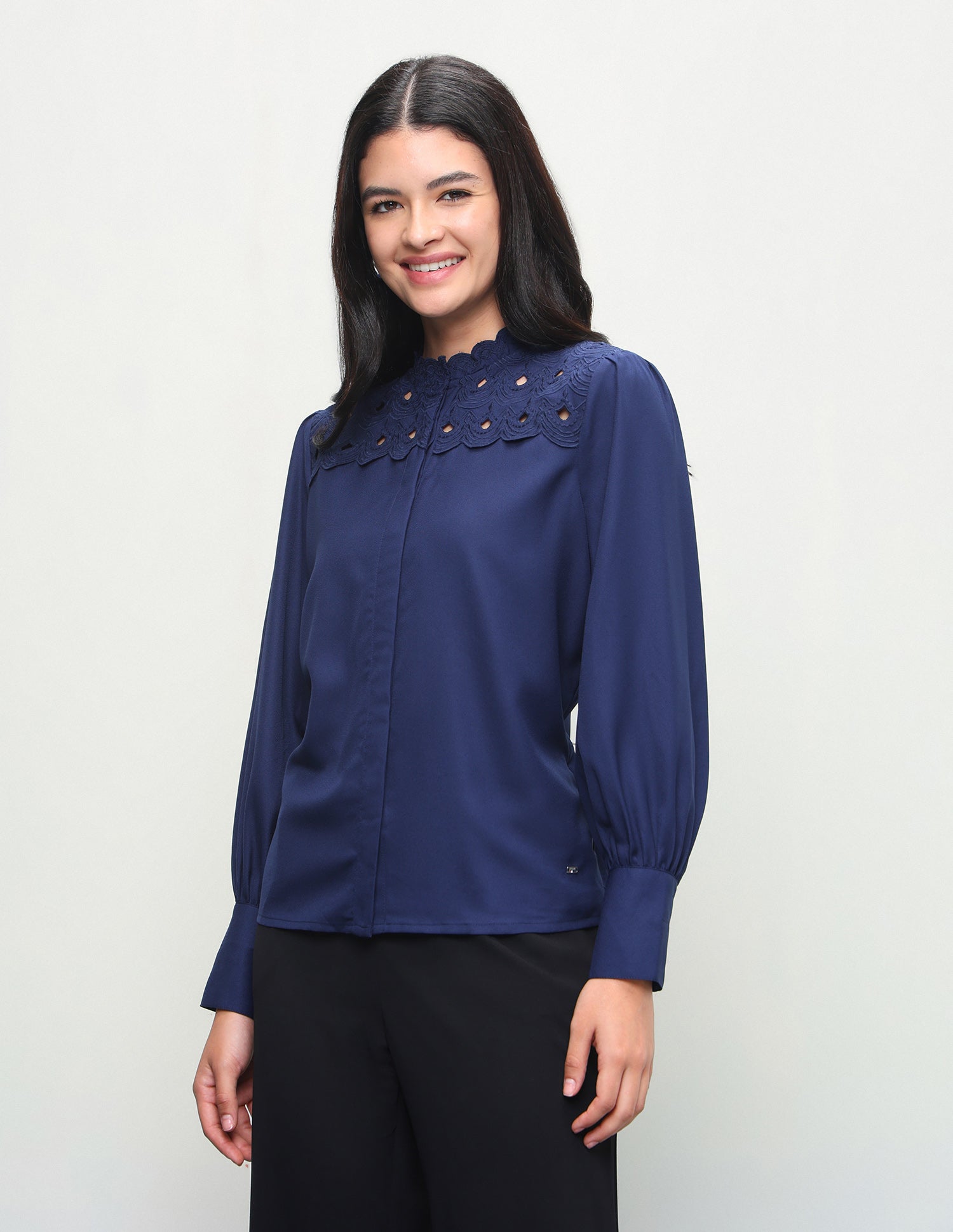 Solid Regular Fit Top Navy - U.S. Polo Assn. India | Large