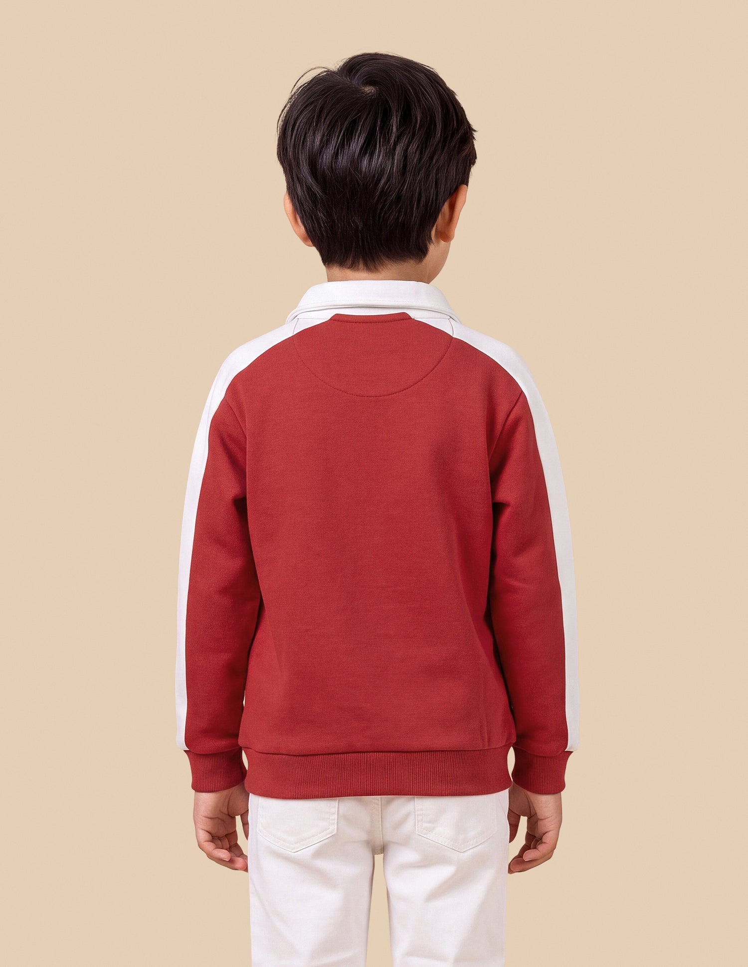 Brand Printed Regular Fit Sweatshirt Red - U.S. Polo Assn. India | Large
