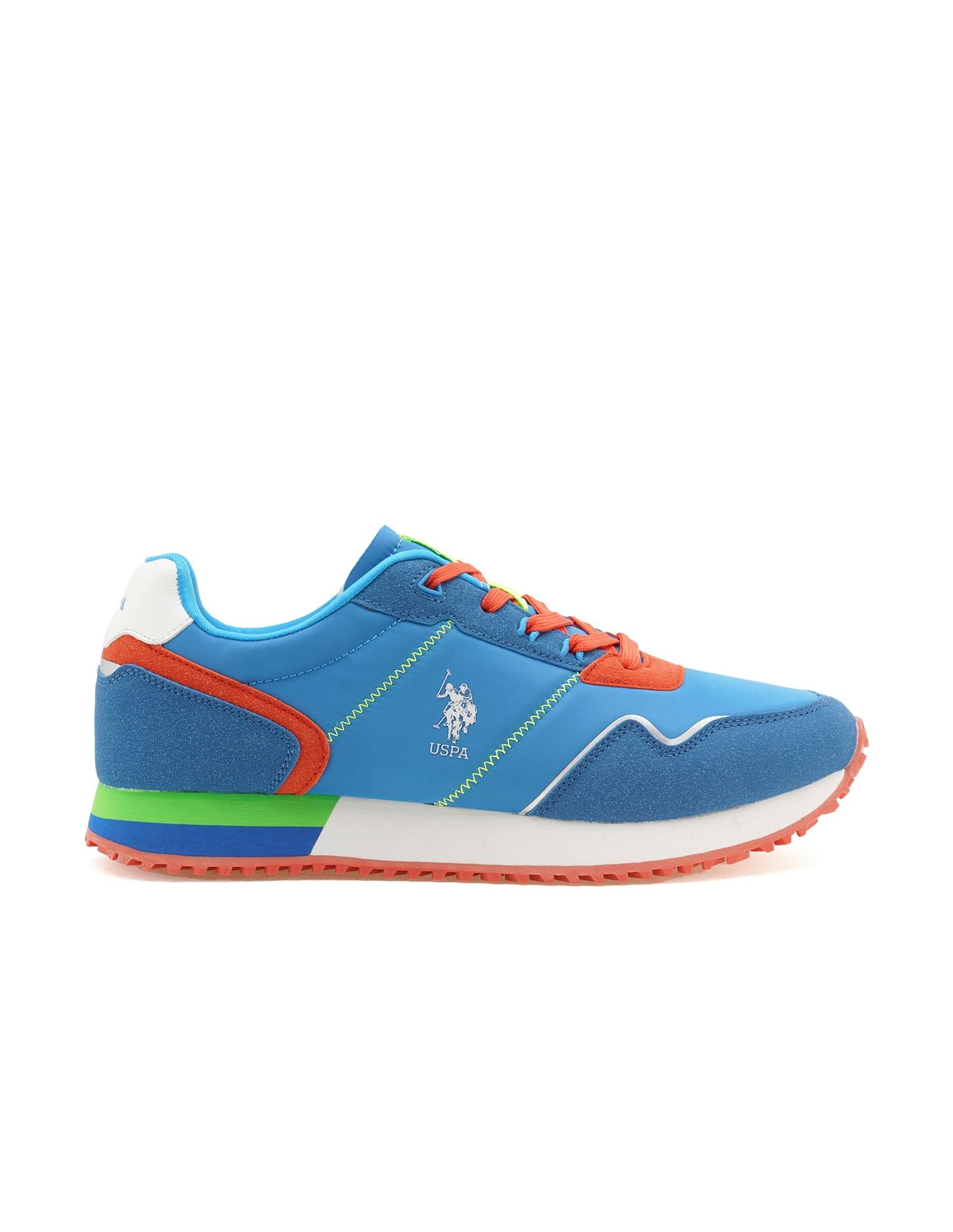Men Kenzee Blue Retro Joggers Sneakers Blue - U.S. Polo Assn. India | Large