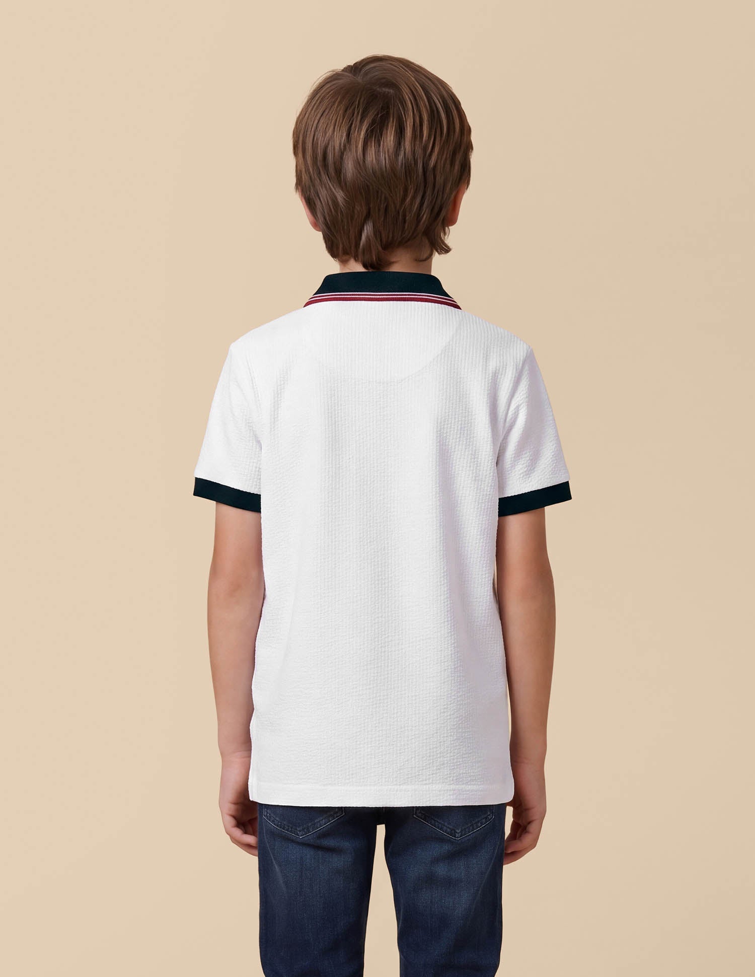 Solid Regular Fit Polo Shirt White - U.S. Polo Assn. India | Large
