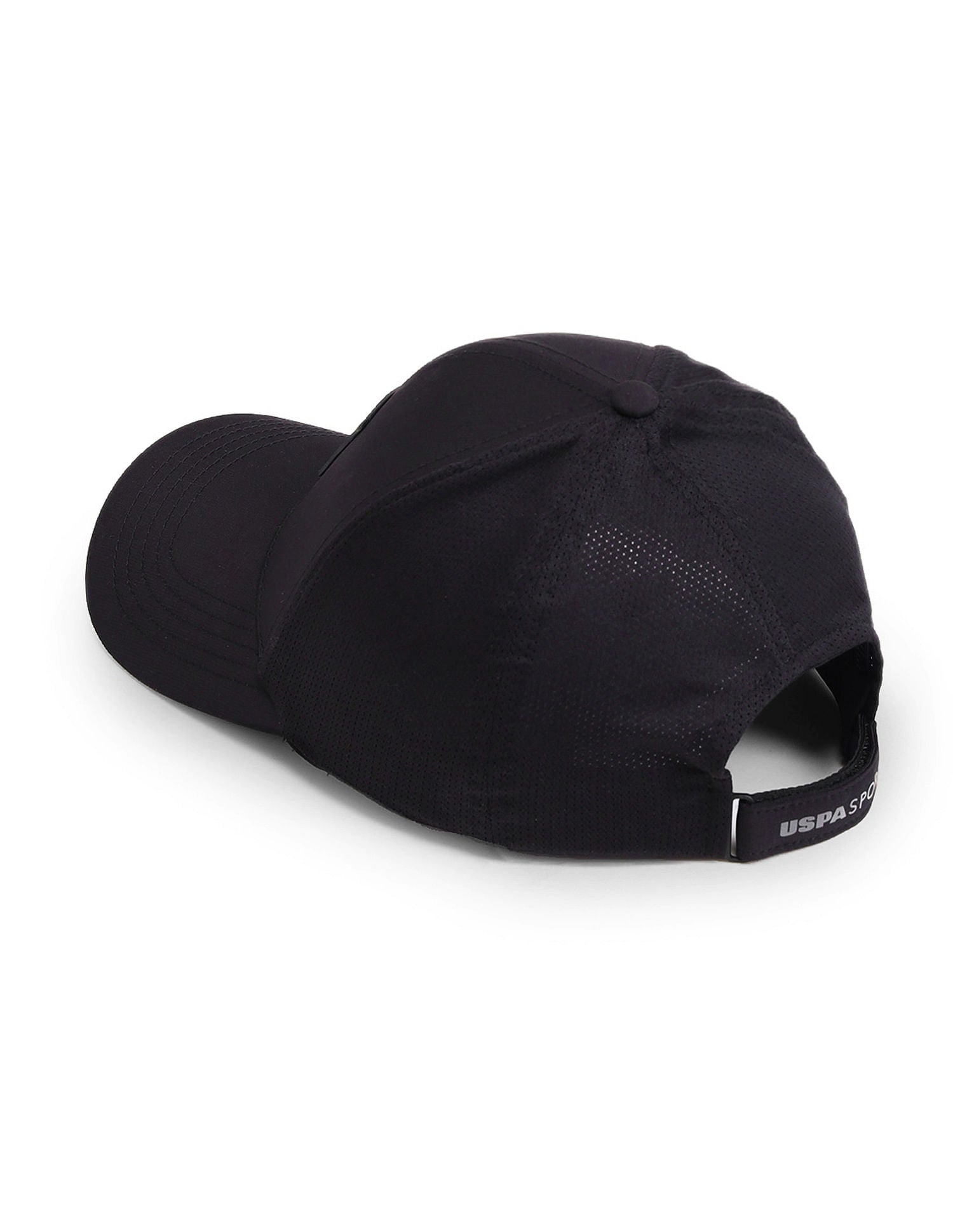 Brand Appliqued Twill Cap Black - U.S. Polo Assn. India | Large