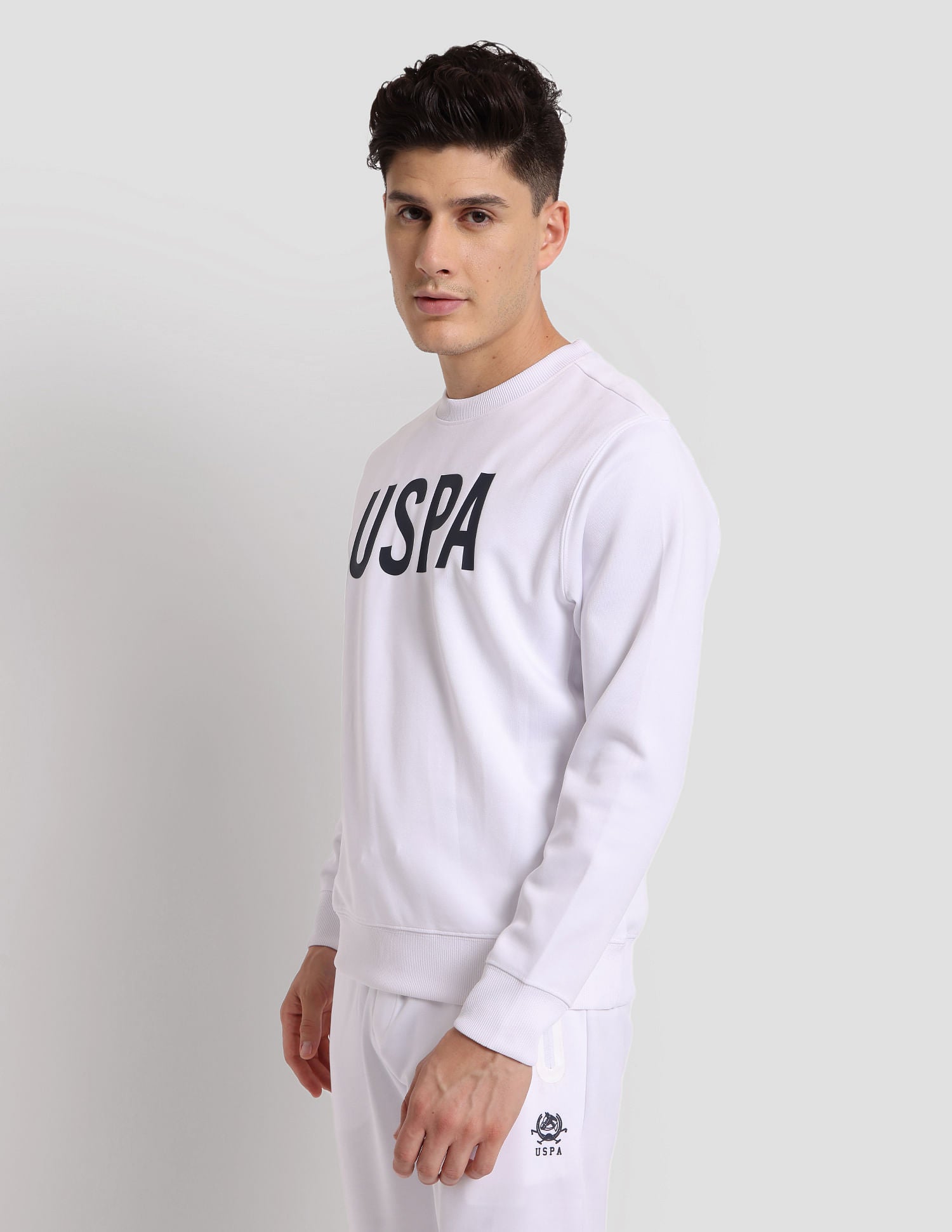 Durable Athletic Pullover White - U.S. POLO ASSN. | Large