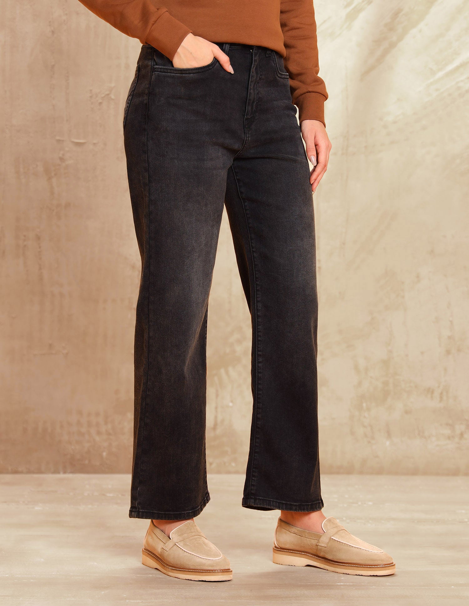 High Rise Straight Fit Charcoal - U.S. POLO ASSN. | Large