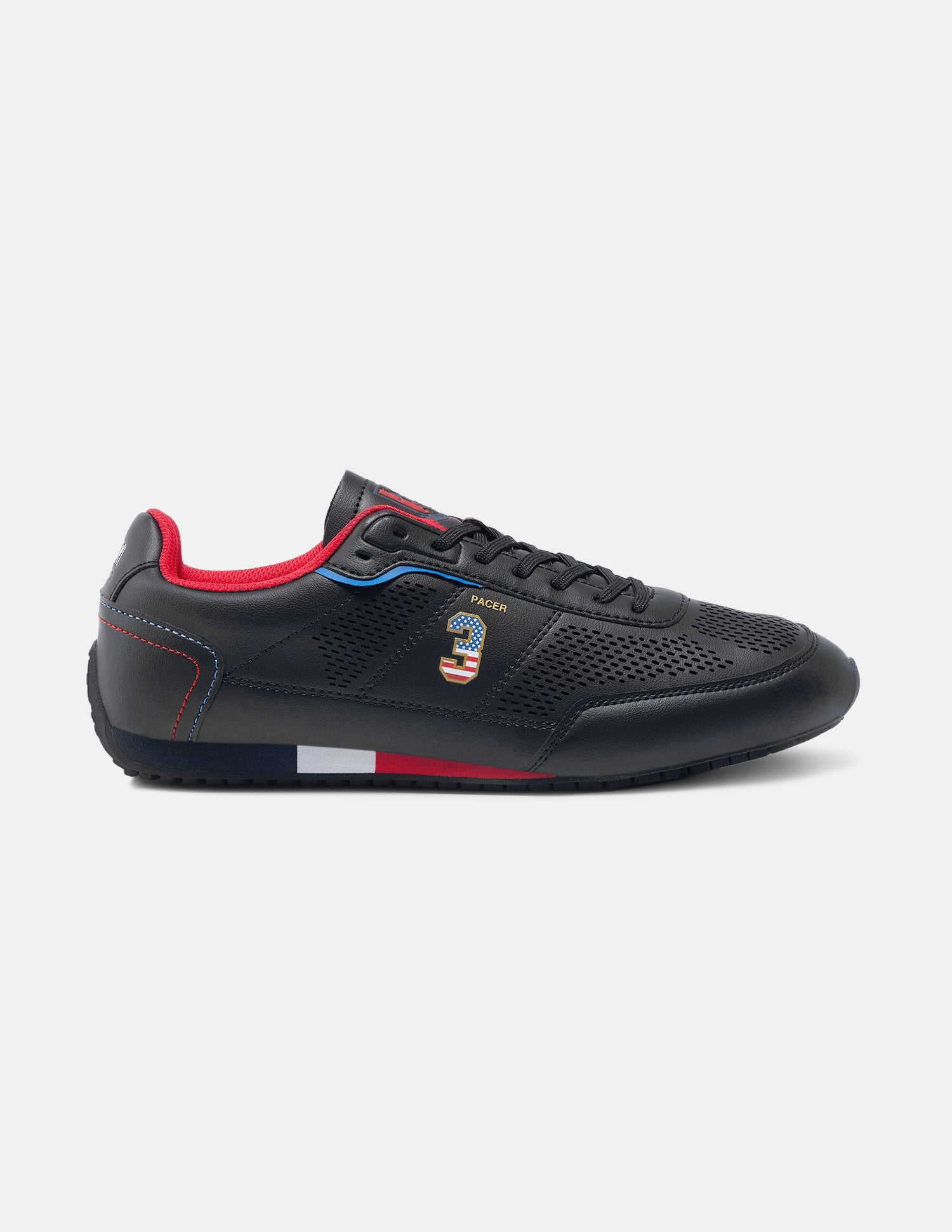 Round Toe Pacer Sneakers Black - U.S. Polo Assn. India | Large