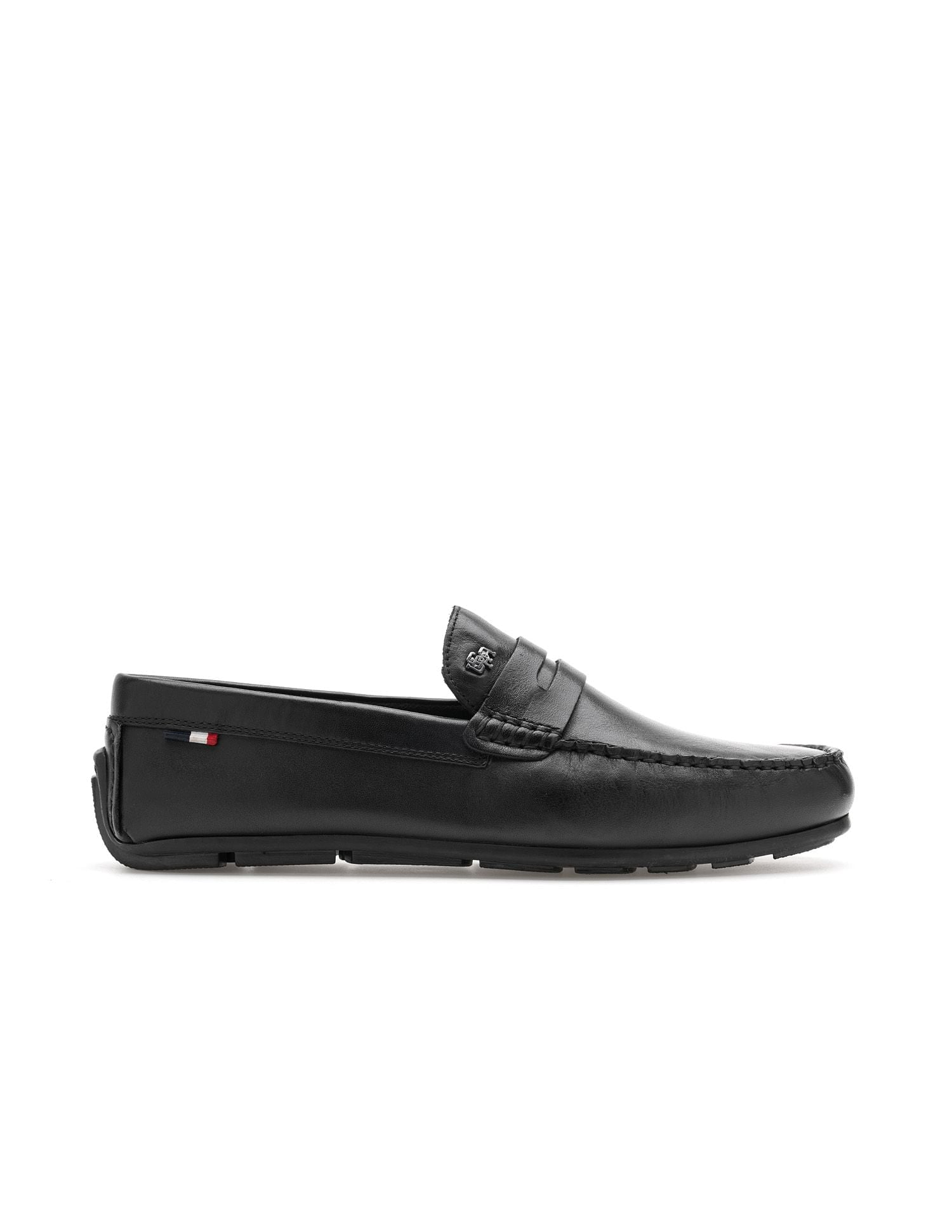 Men Adonis Solid Loafers Black - U.S. Polo Assn. India | Large