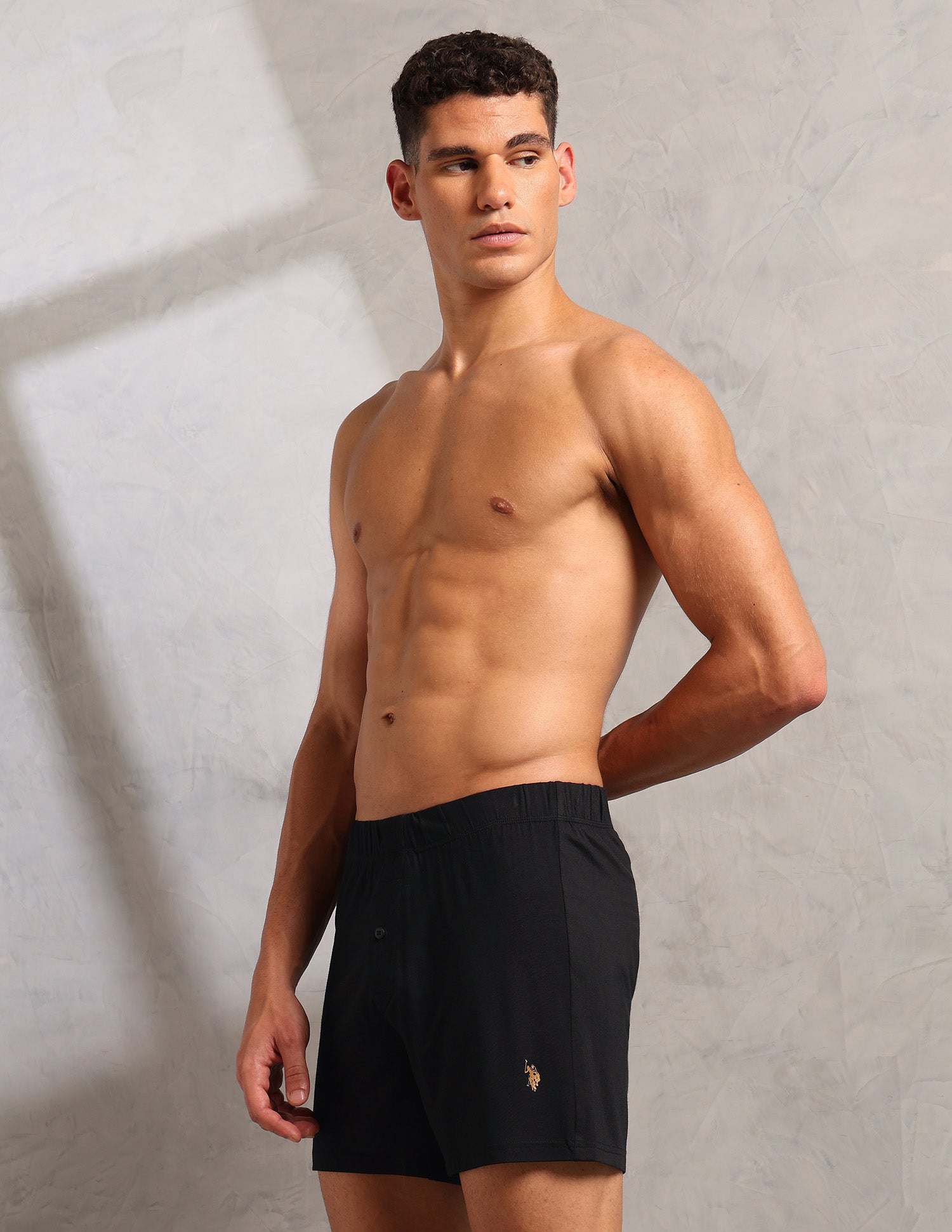 Comfort Fit PX001 Boxers - Pack Of 1 Black - U.S. POLO ASSN. | Large