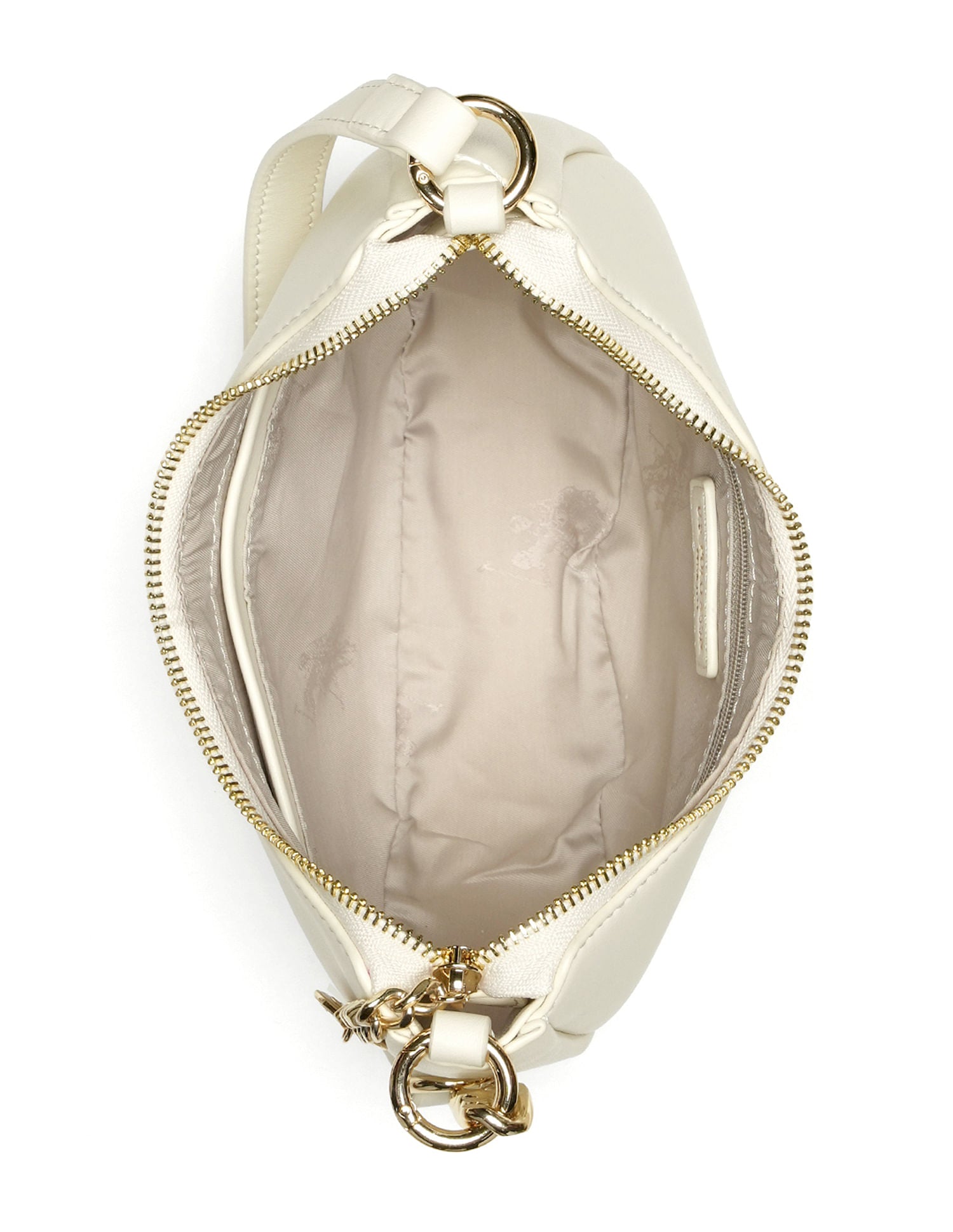 Miranda Textured Shoulder Bag Beige - U.S. POLO ASSN. | Large