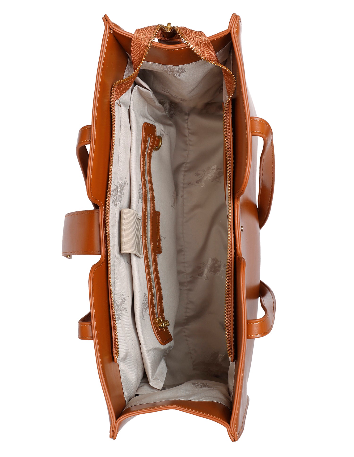 Women Addison Tote Bag Tan - U.S. POLO ASSN. | Large