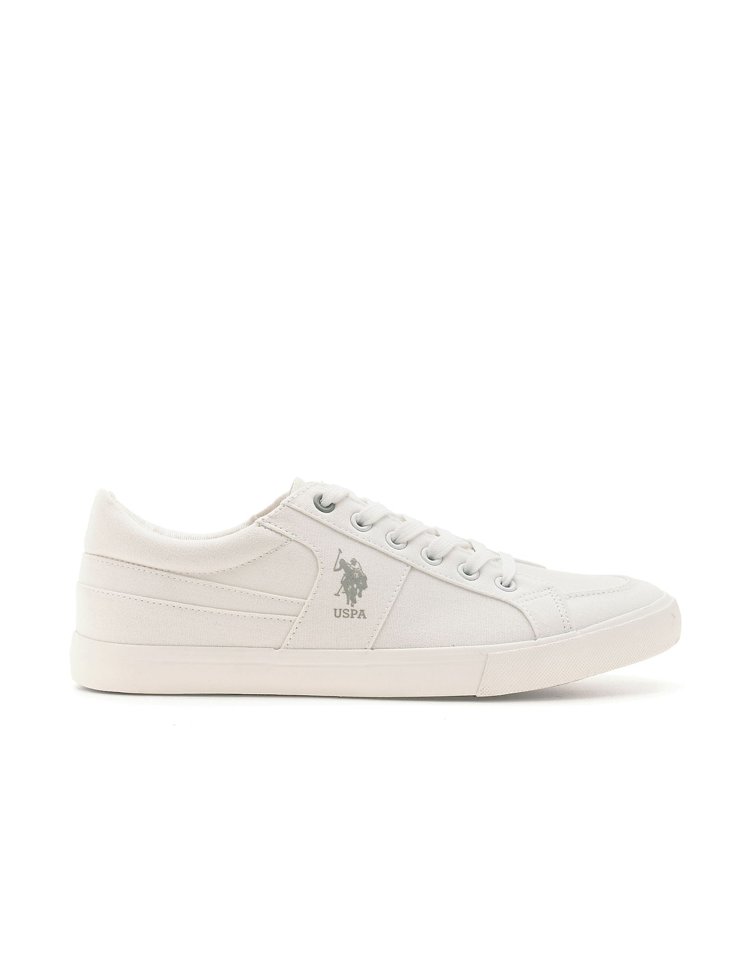 Men Clarkin Textured Sneakers White - U.S. POLO ASSN. | Large