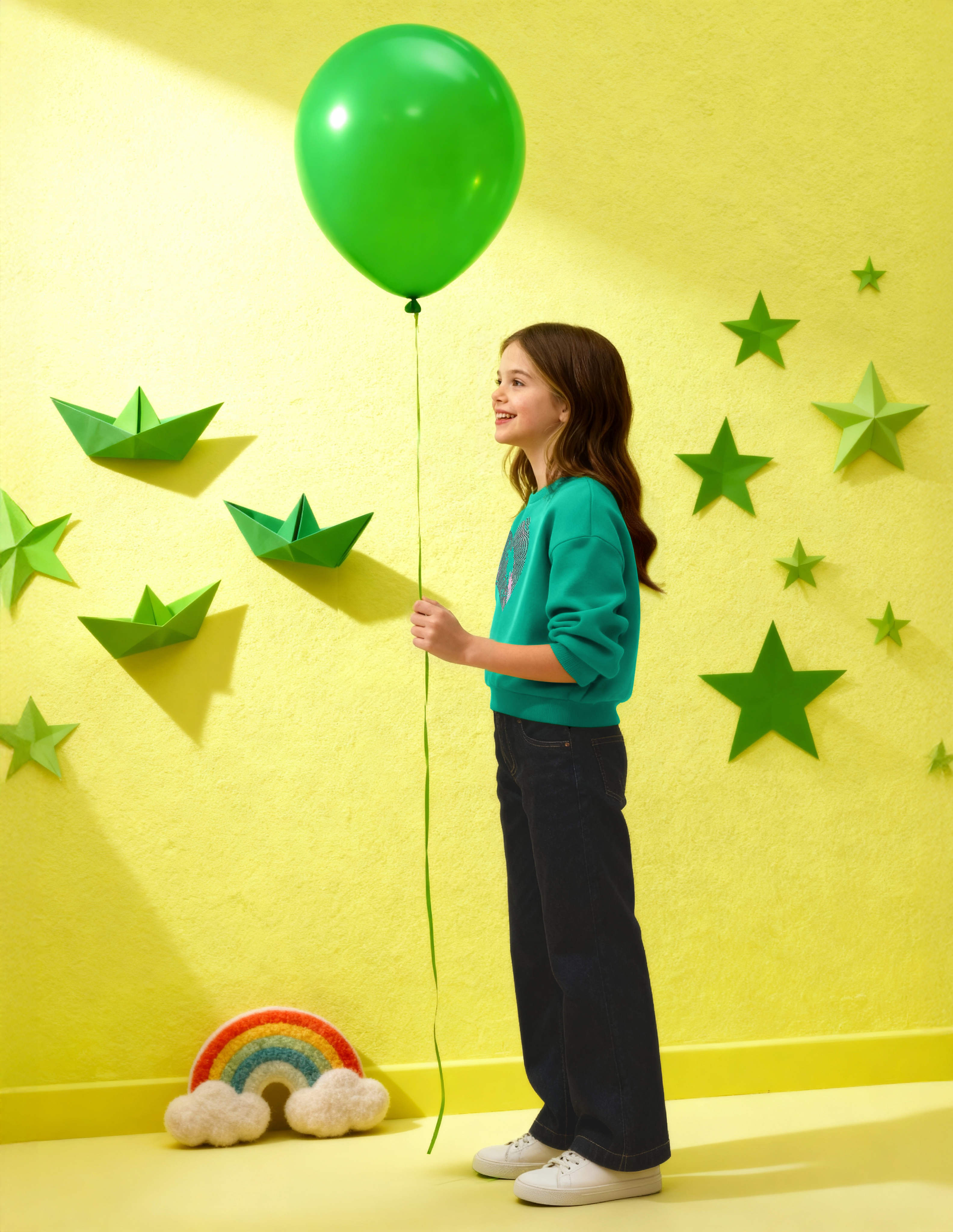 Brand Embellished Regular Fit Sweatshirt