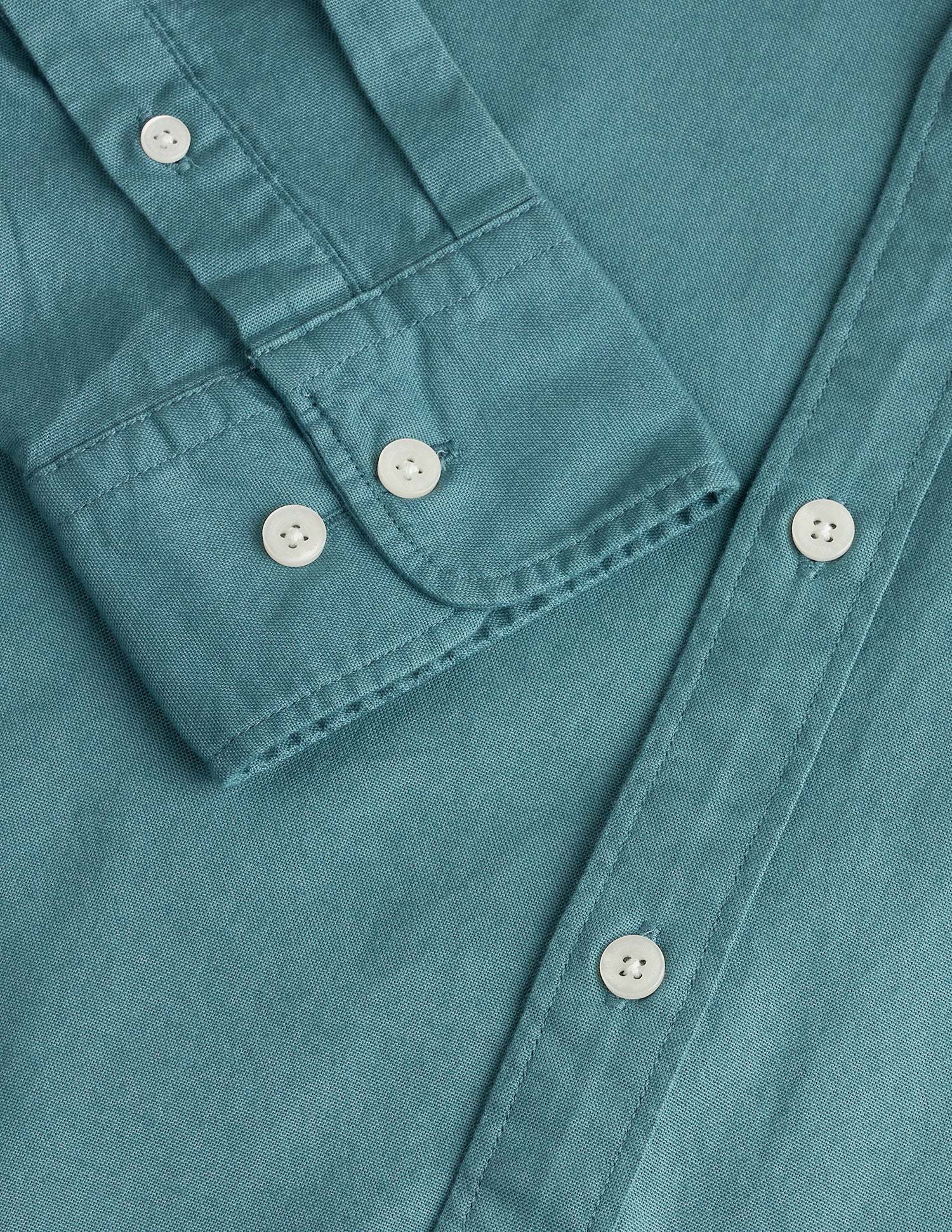 Solid Slim Fit Shirt Teal - U.S. Polo Assn. India | Large