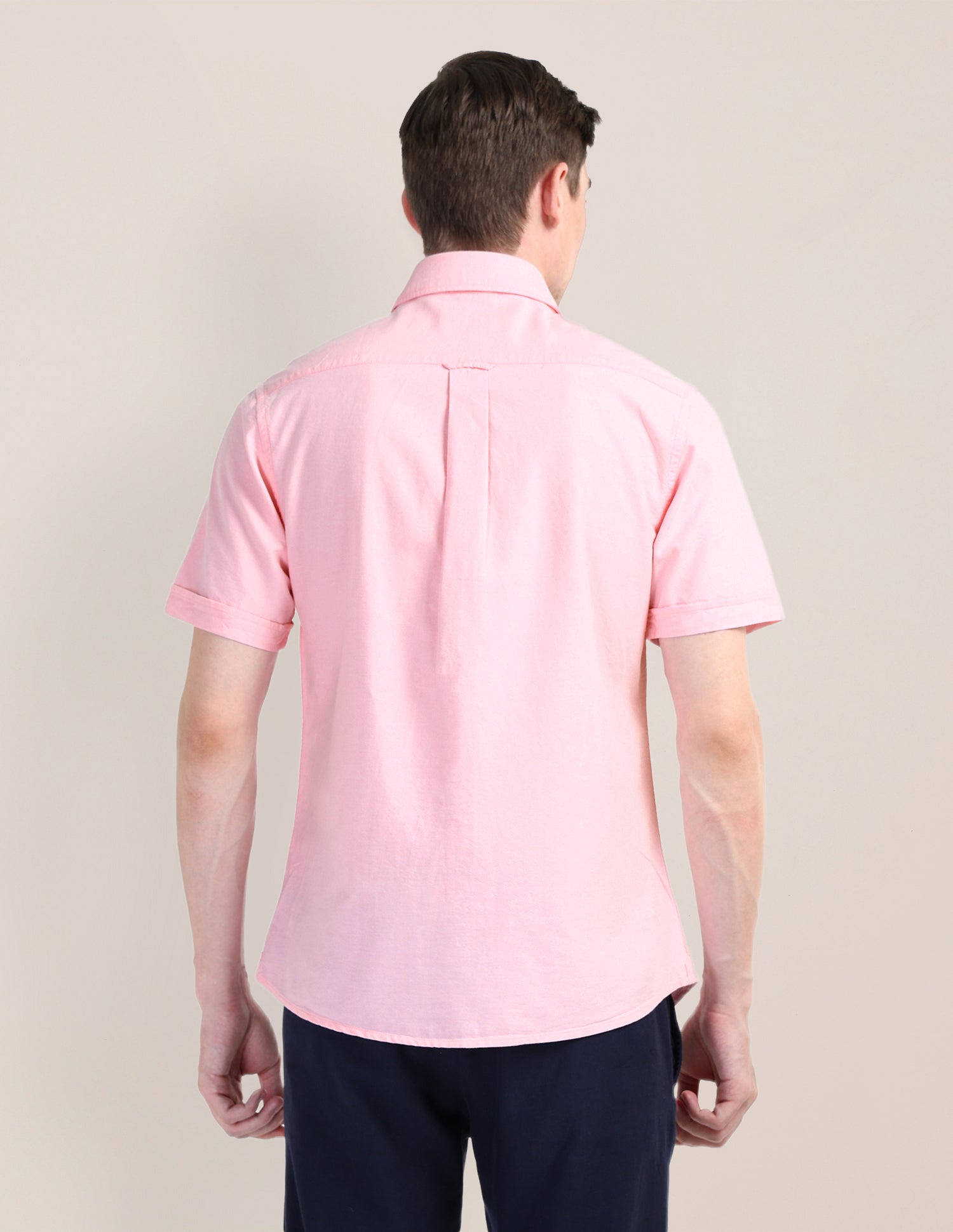 Solid Regular Fit Shirt Light-Pink - U.S. POLO ASSN. | Large