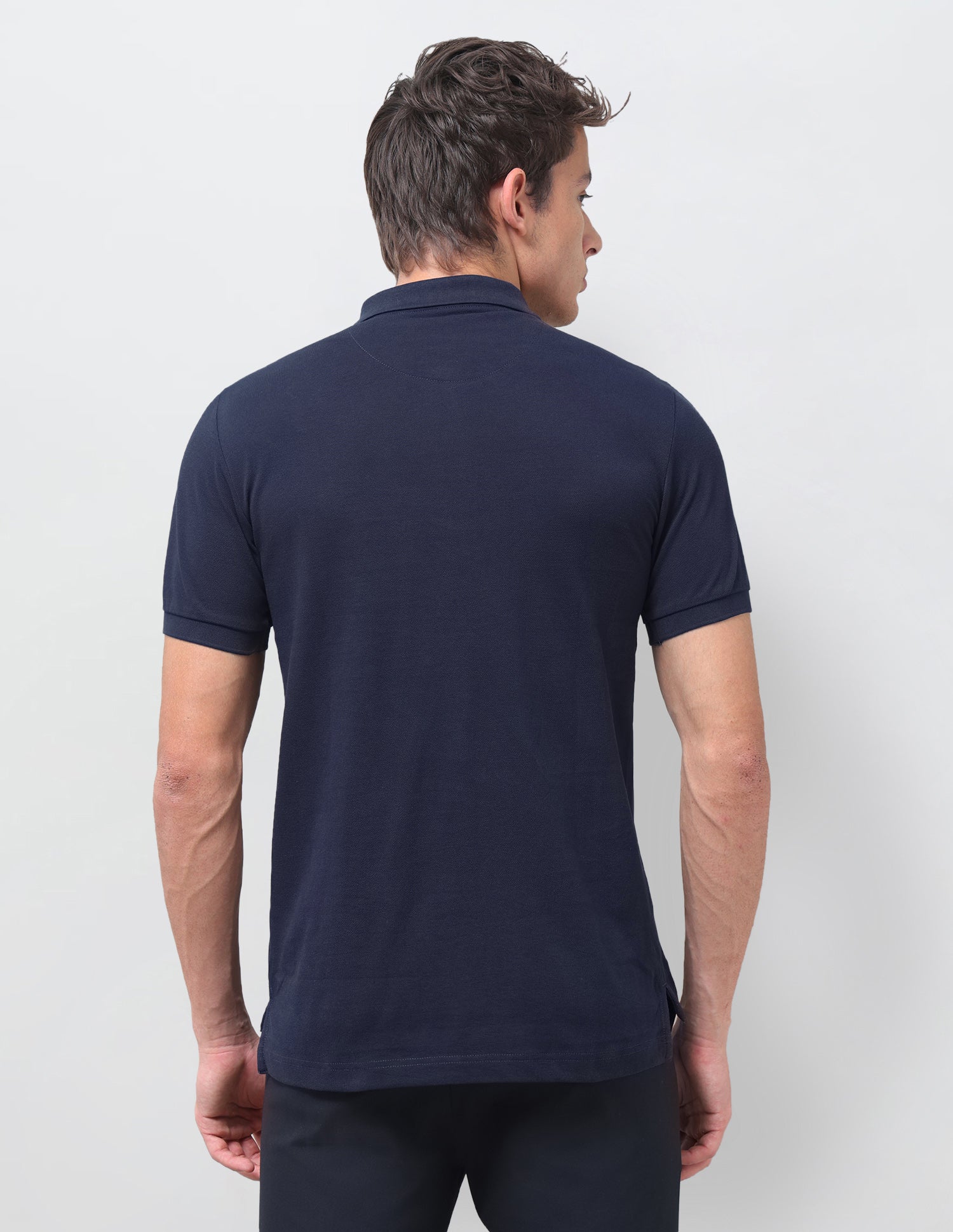 Brand Embroidered Regular Fit Polo Shirt Navy - U.S. Polo Assn. India | Large
