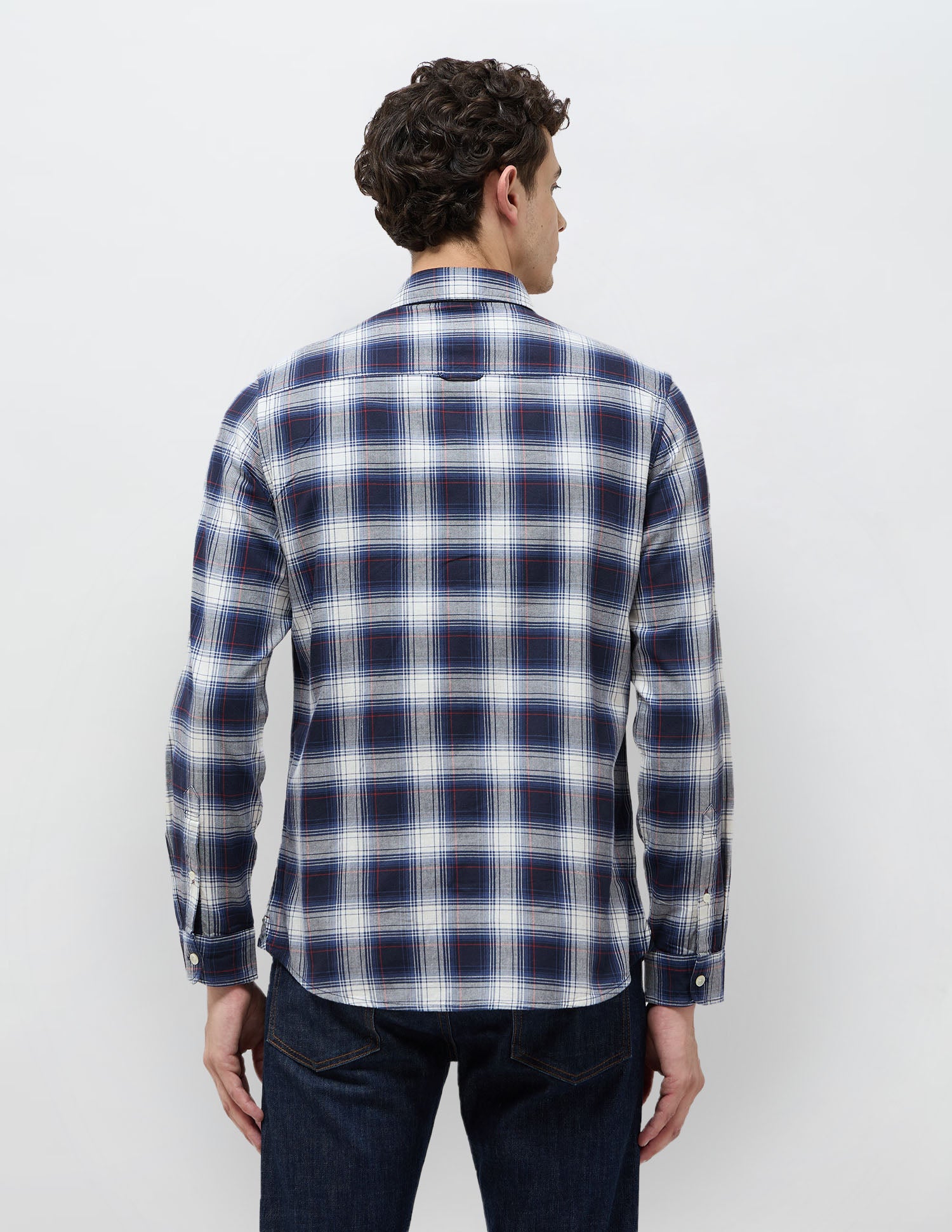 Tartan Checked Regular Fit Shirt Navy - U.S. POLO ASSN. | Large