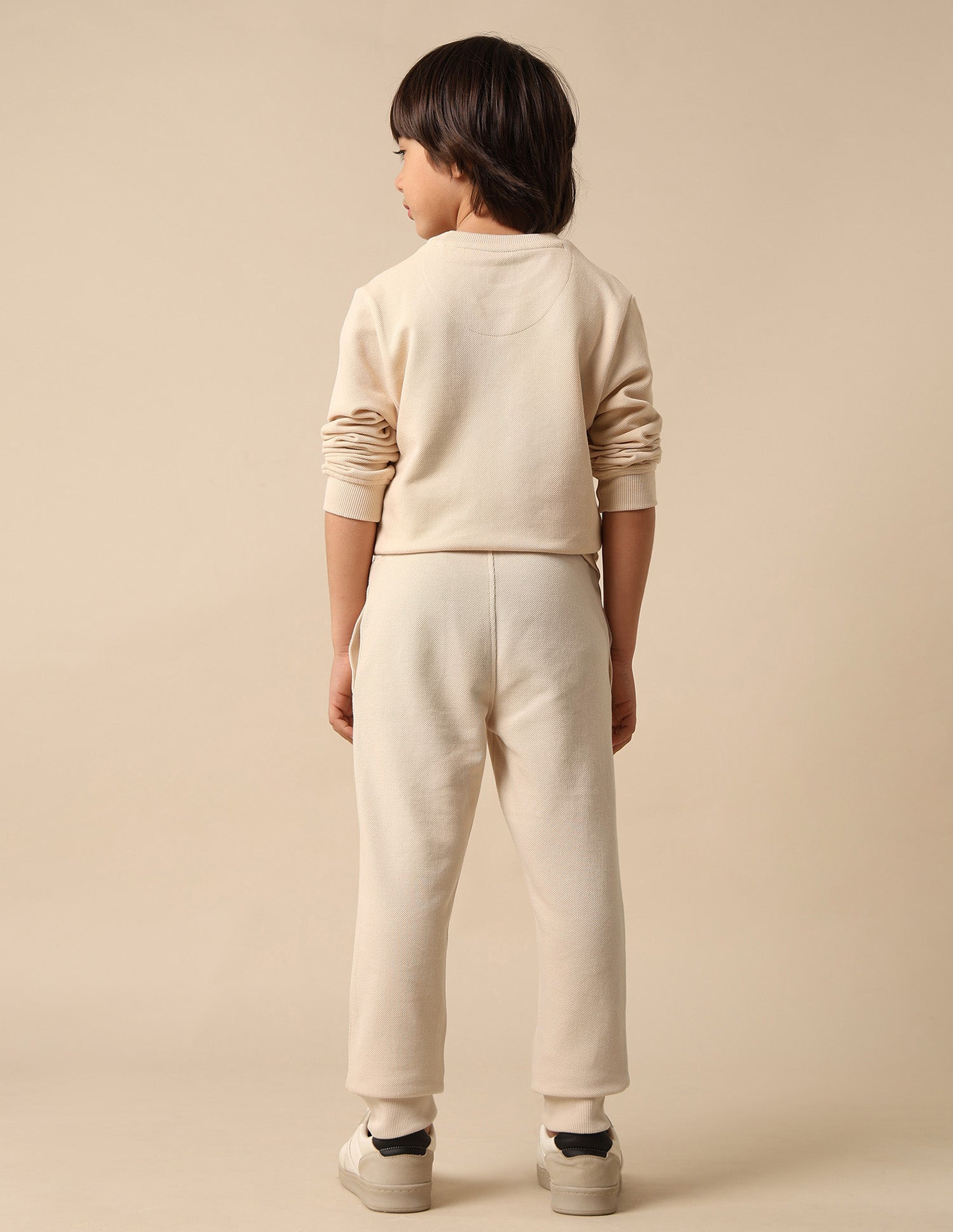 Textured Regular Fit Joggers Beige - U.S. POLO ASSN. | Large