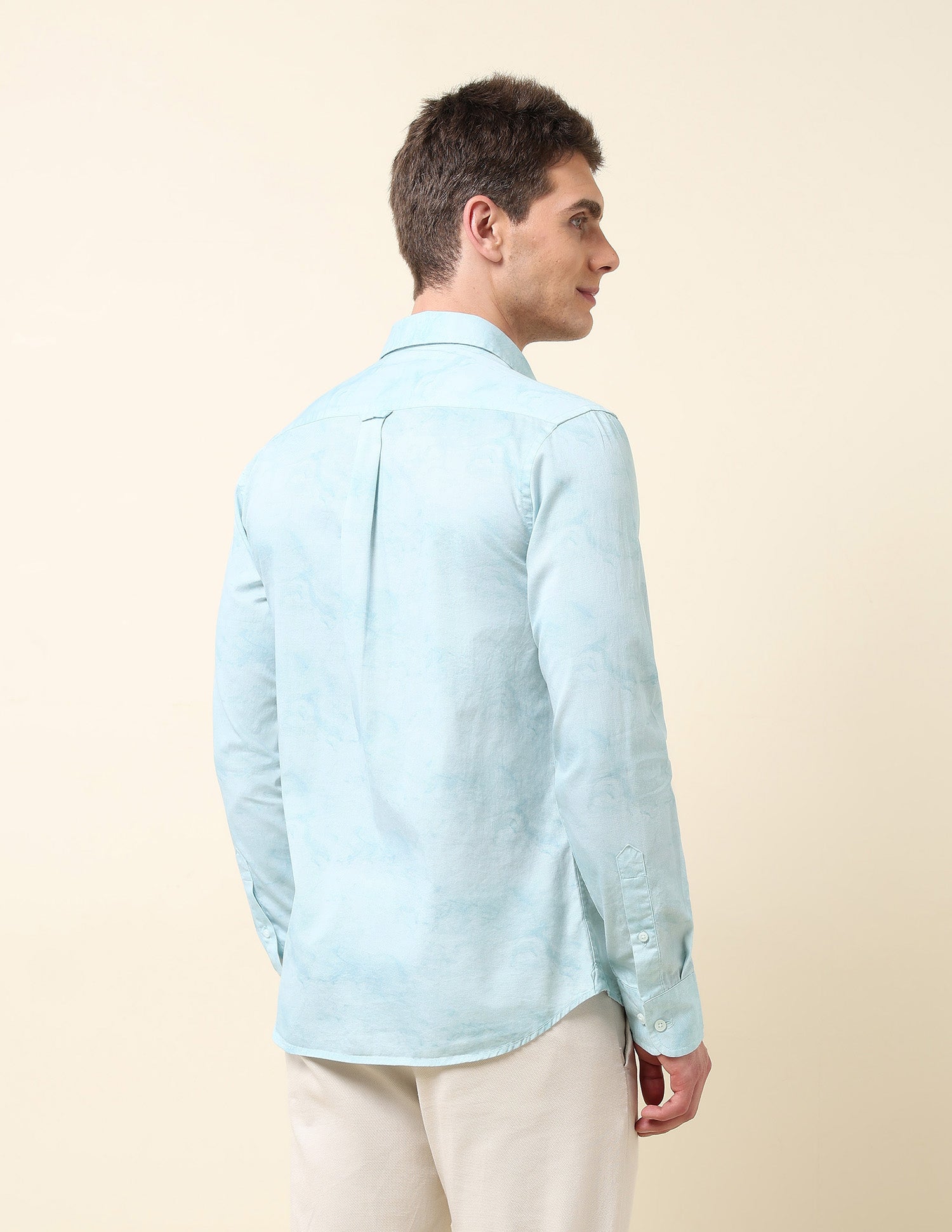 Abstract Printed Twill Shirt Blue - U.S. Polo Assn. India | Large