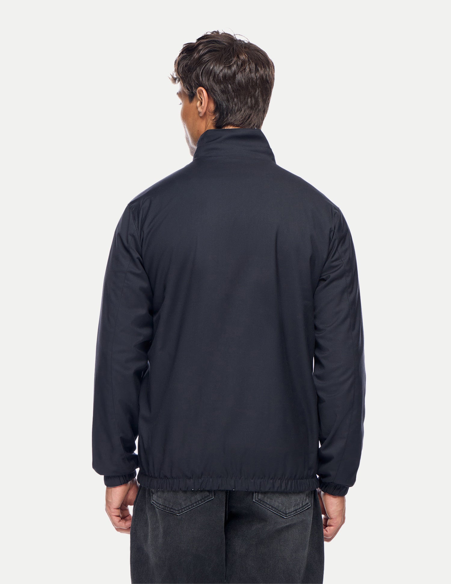 Solid Regular Fit Reversible Jacket Navy - U.S. Polo Assn. India | Large