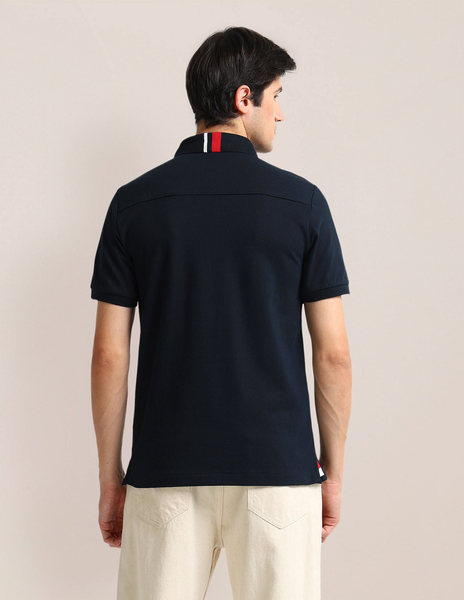 Slim Fit Logo Polo Shirt Navy - U.S. Polo Assn. India | Large