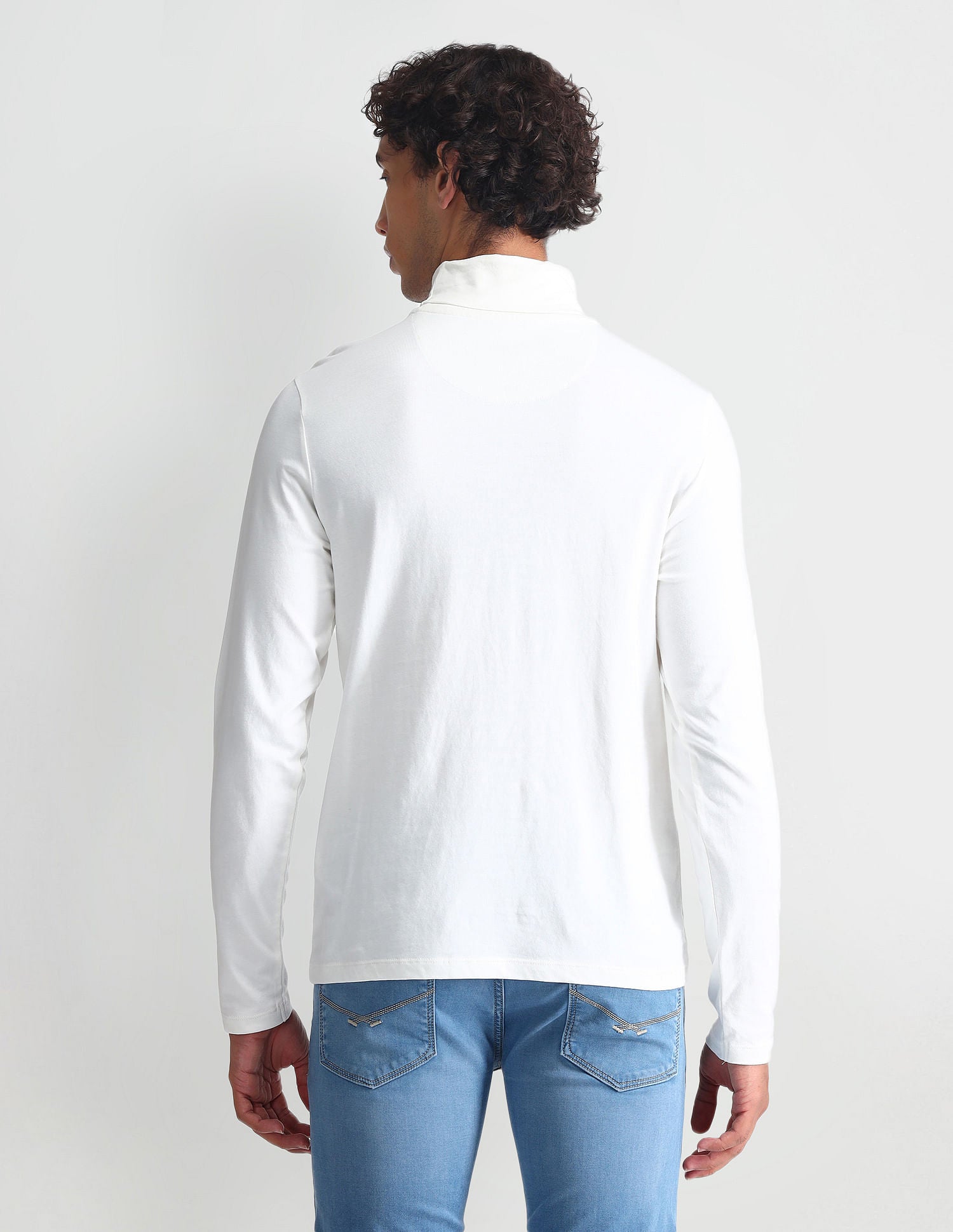 Outdoor Muscle Fit Solid T-Shirt Ivory - U.S. POLO ASSN. | Large