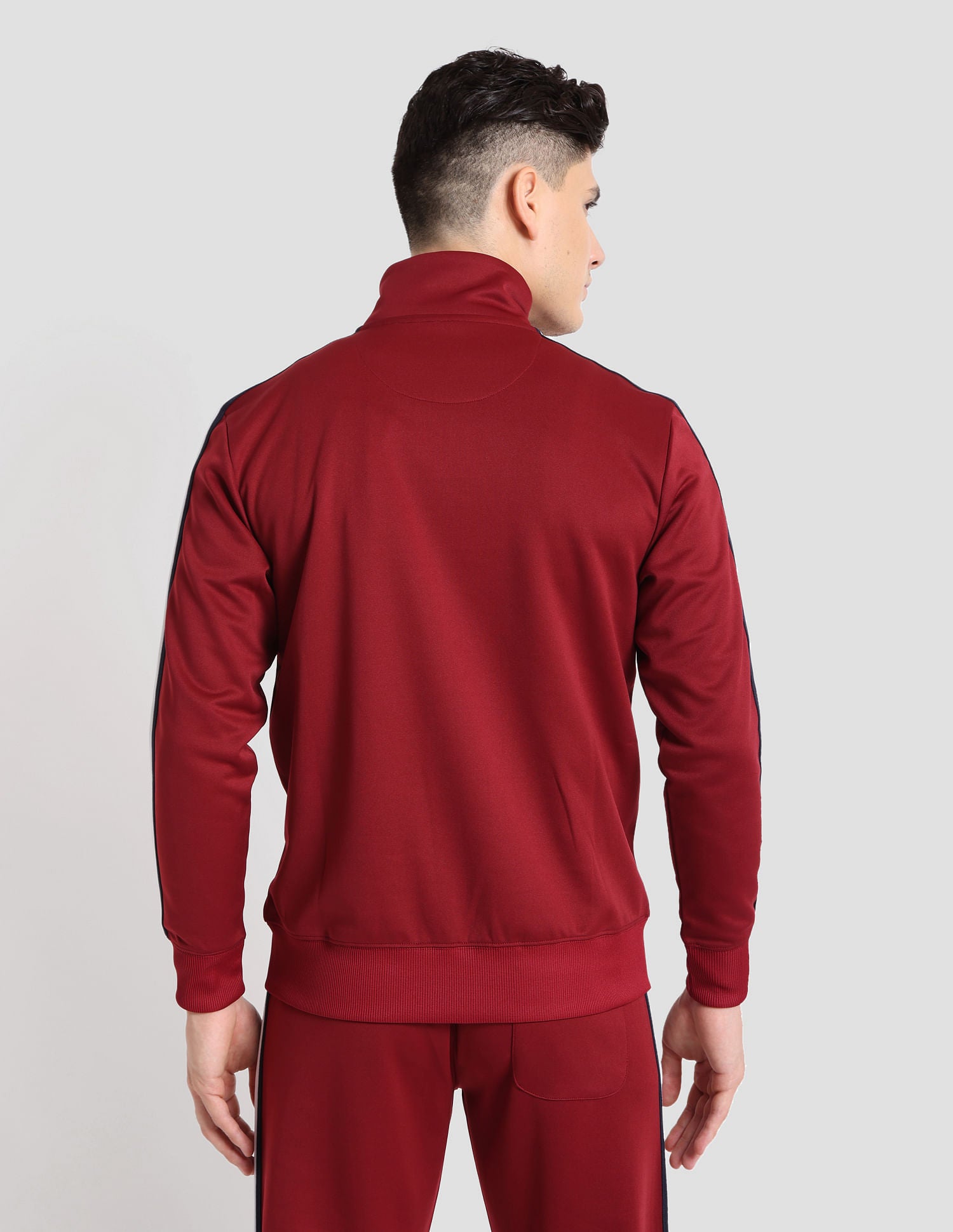 High Neck Track Jacket Dark Red - U.S. POLO ASSN. | Large
