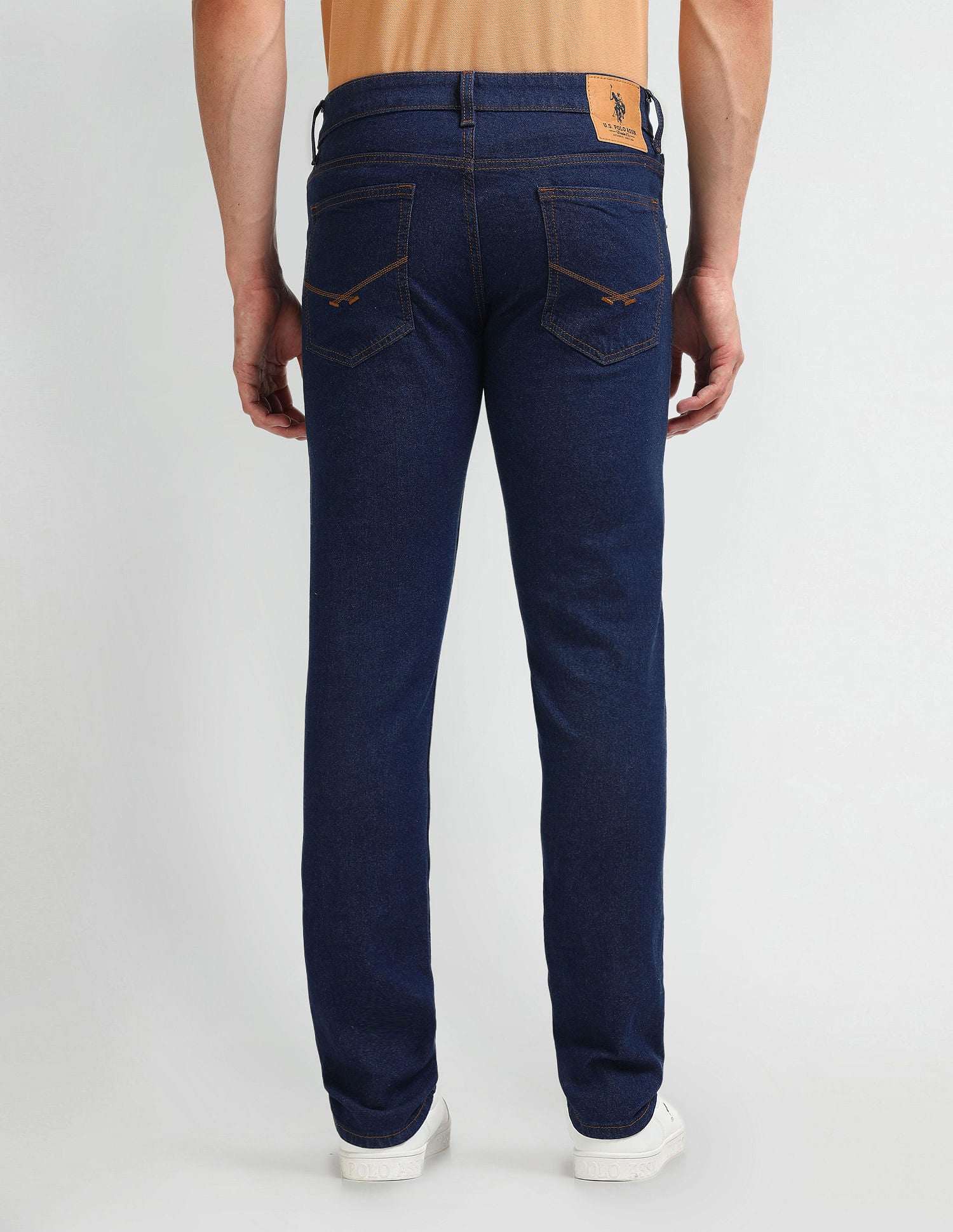 Regallo Skinny Fit Blue Jeans Blue - U.S. Polo Assn. India | Large