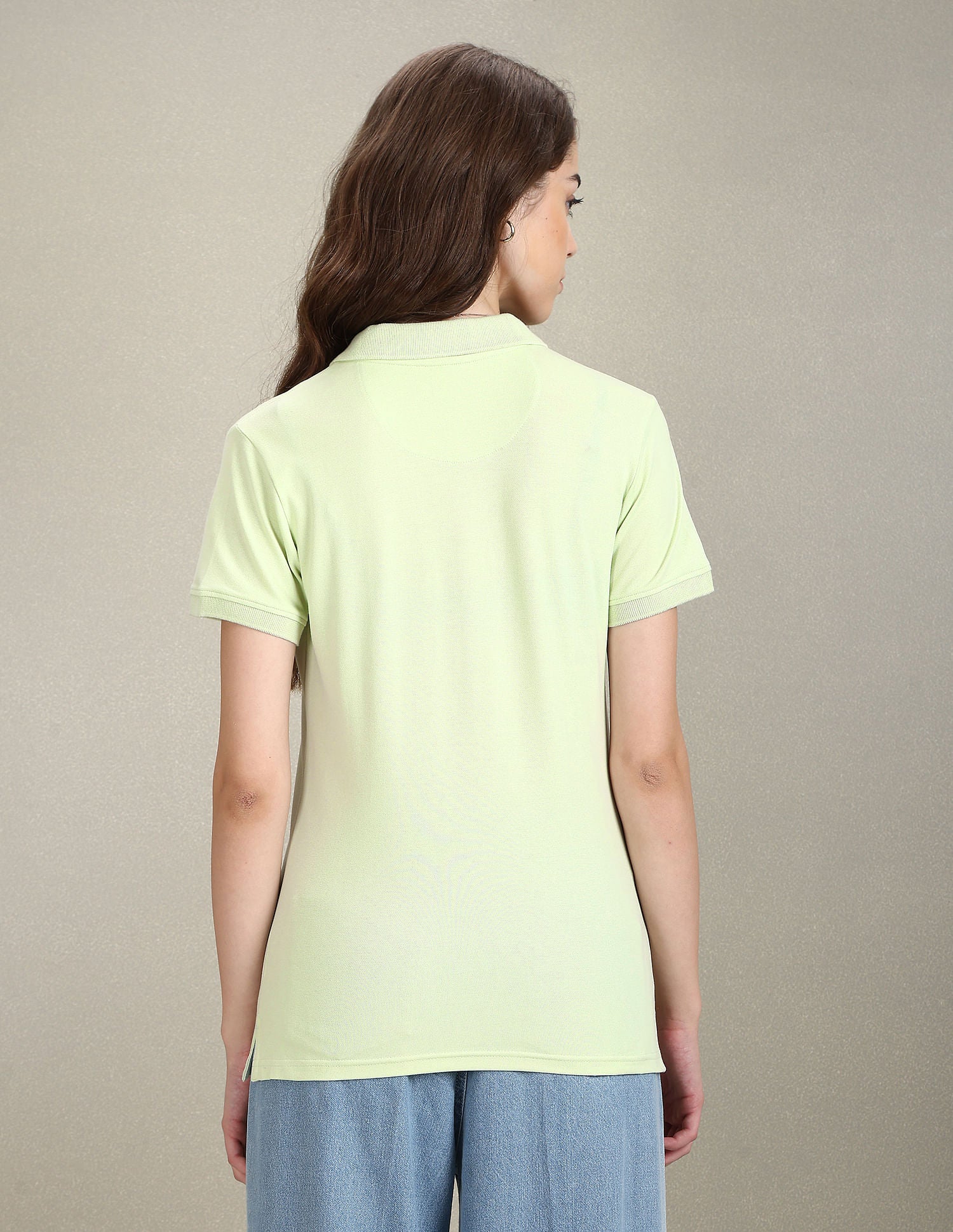 Solid Slim Polo Shirt Mint - U.S. POLO ASSN. | Large