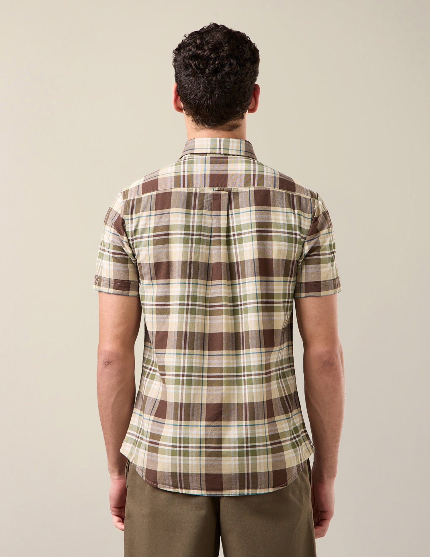 Oxford Tailored Fit Shirt Brown - U.S. Polo Assn. India | Large