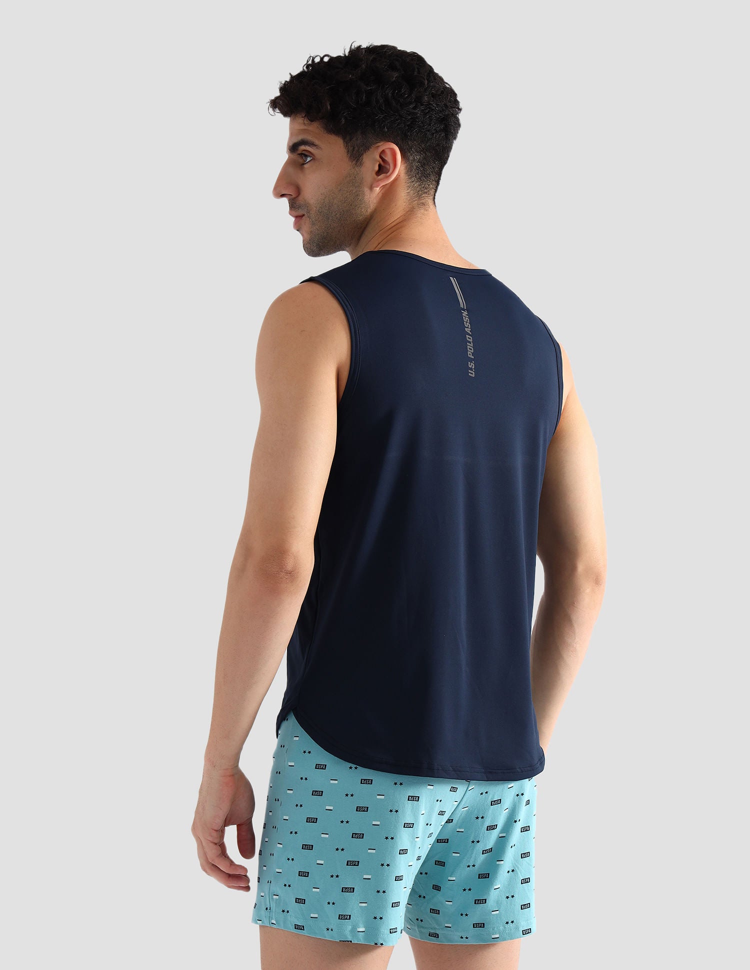 Solid Cotton OEV07 Vest - Pack Of 1 Navy - U.S. POLO ASSN. | Large