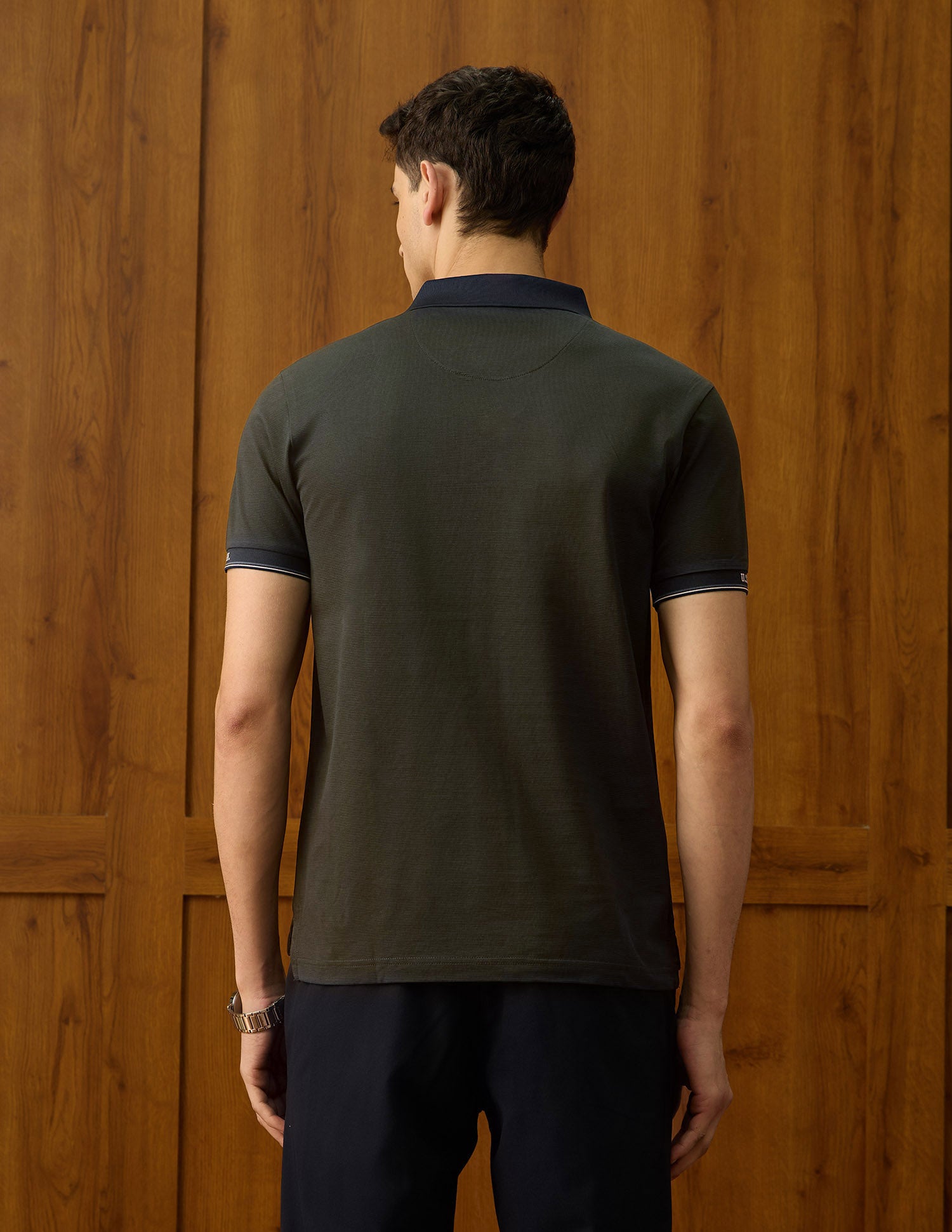 Regular Fit Equestrian Aisle Theater Polo Shirt Olive - U.S. POLO ASSN. | Large