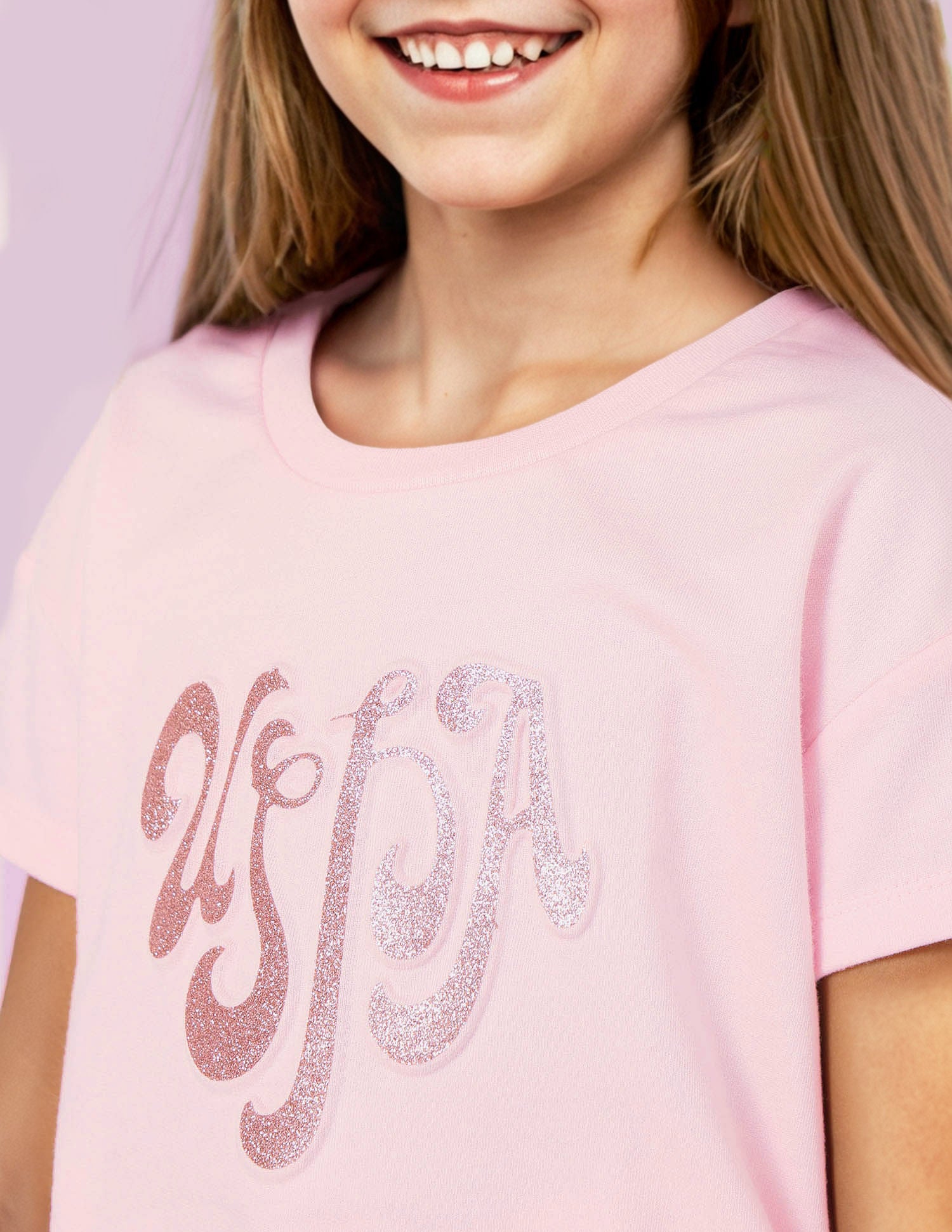 Girls Brand Printed Co-Ords Pink - U.S. POLO ASSN. | Large
