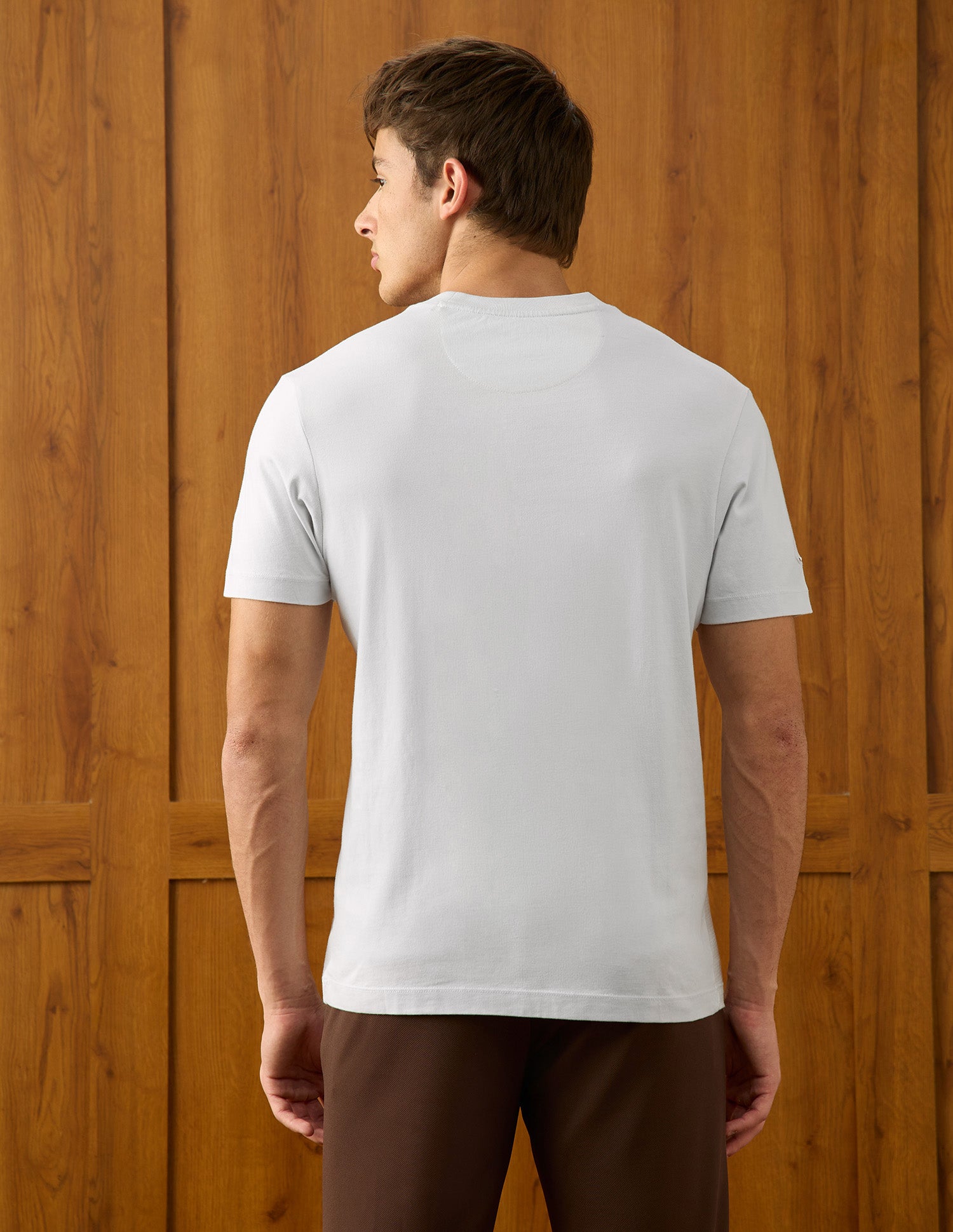 Solid Relaxed Fit T-Shirt Light Blue - U.S. Polo Assn. India | Large